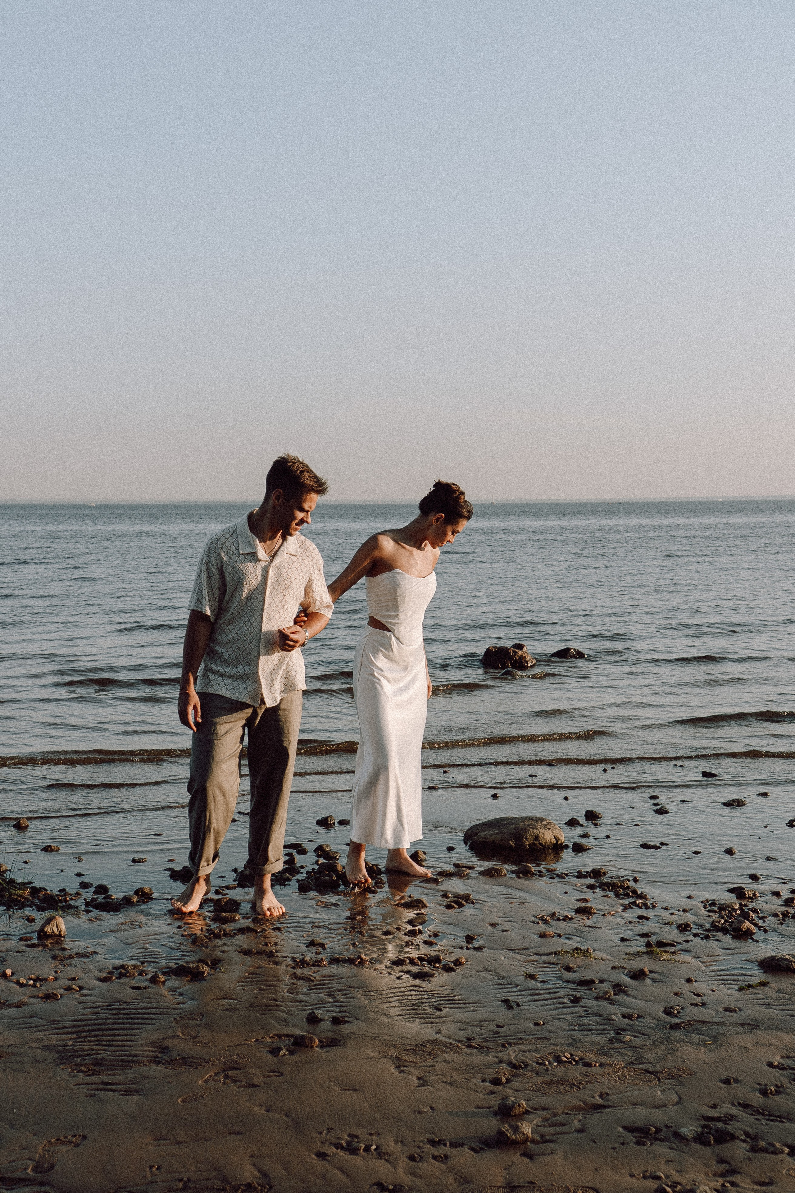 СВАДЕБНАЯ ФОТОСЕССИЯ ВЫЕЗДНОЙ ЦЕРЕМОНИИ (ФИНСКИЙ ЗАЛИВ). Профессиональный фотограф, Санкт-Петербург — Виктория Богомолова