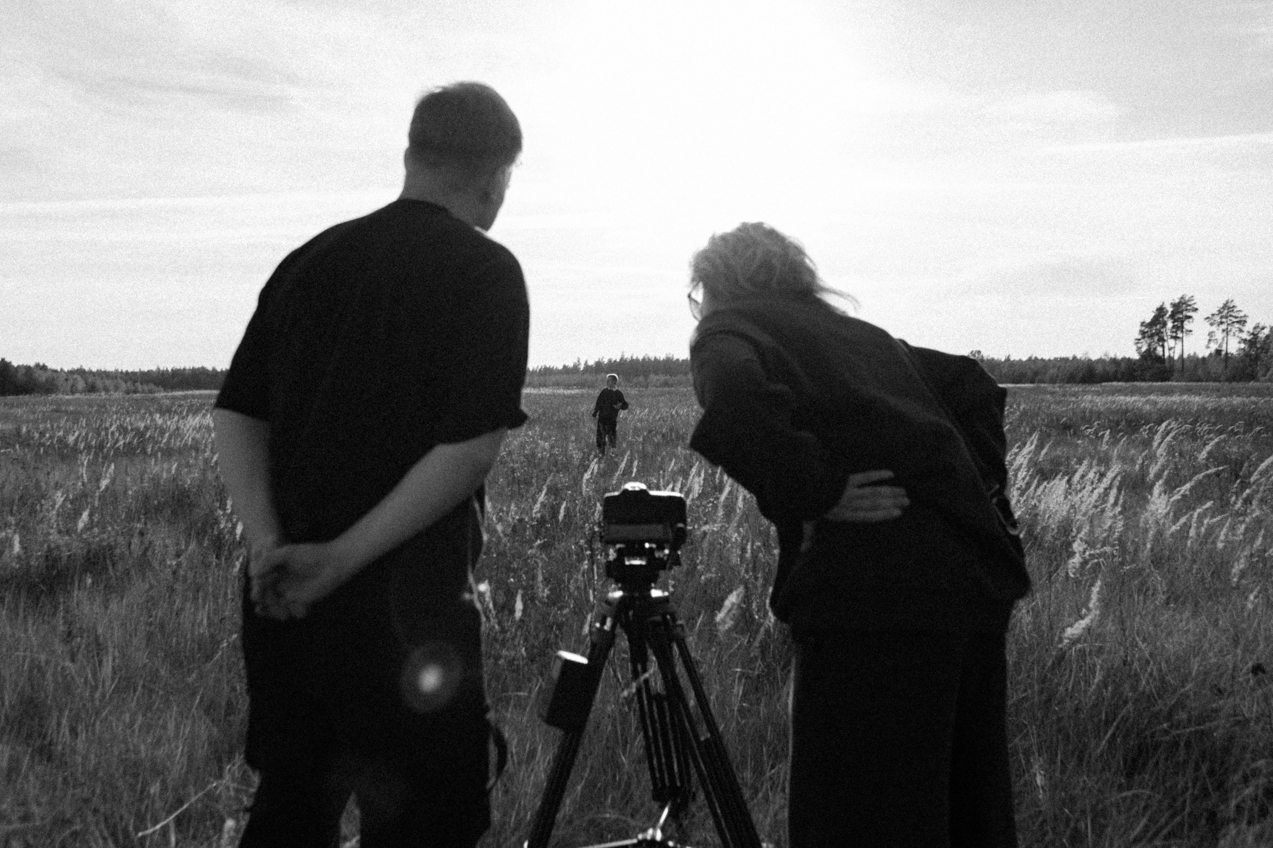 Backstage. Съемка клипа в поле. Фотограф Анастасия Кулешова