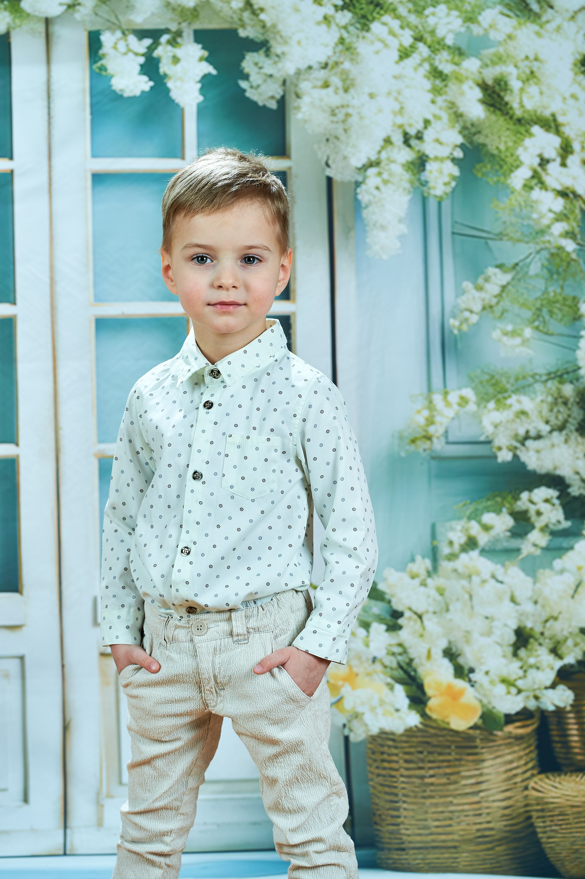 Детская весенняя фотосъемка