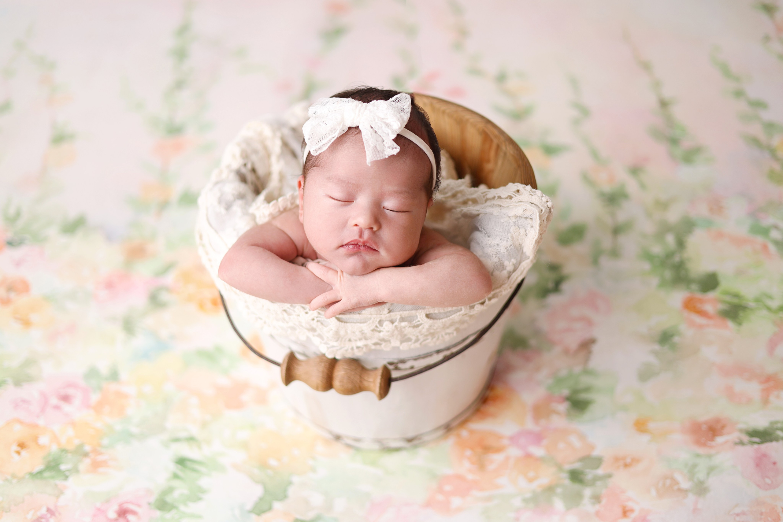 Ньюборн съемка Элины, творческий пакет. Фотограф новорожденных Москва. Ньюборн фотограф Москва