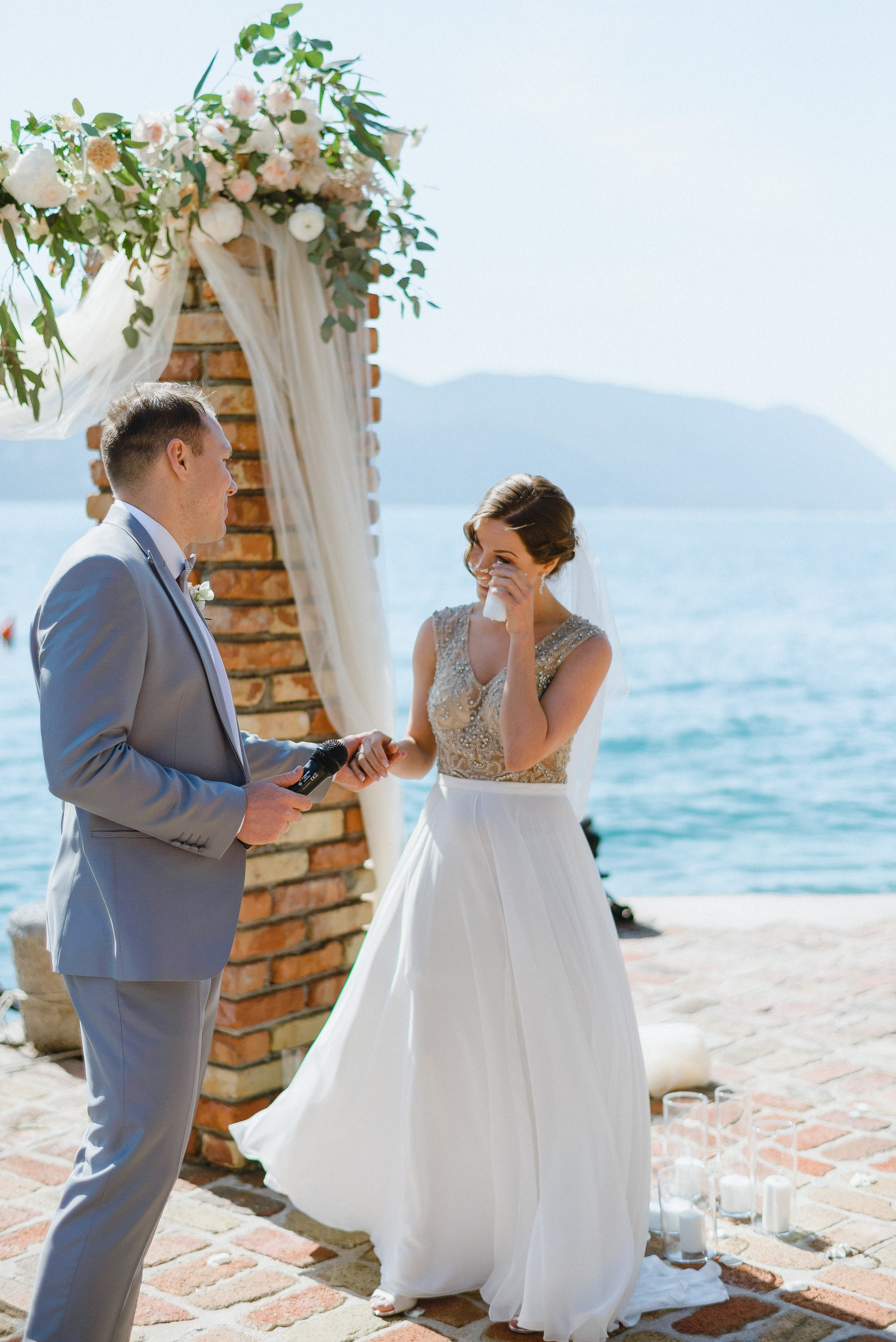 Свадебная церемония в Черногории. Изящная фотография | Ксения Милушкина