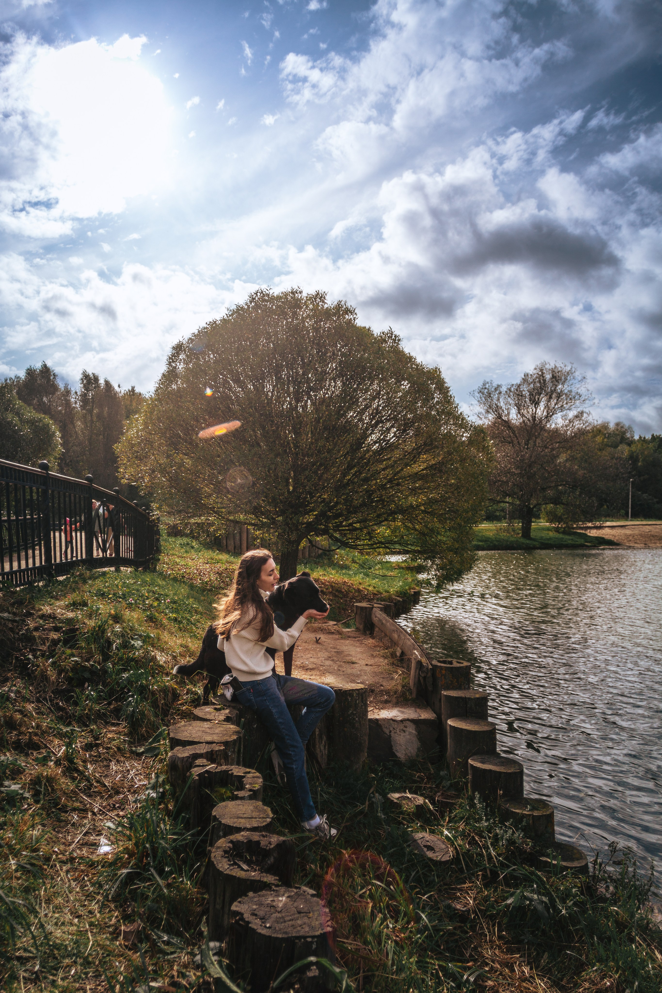 Юля и Фортуна. Фотограф-анималист Татьяна Степанова