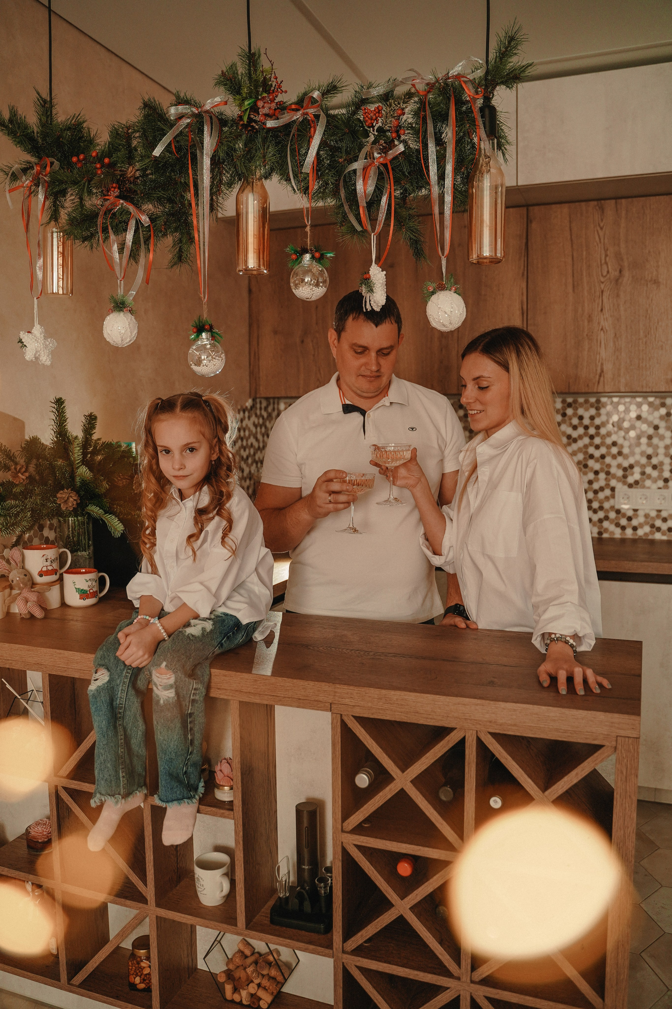 Домашняя Новогодняя фотосессия. Семейный и женский фотограф в Краснодаре Анастасия Приймак