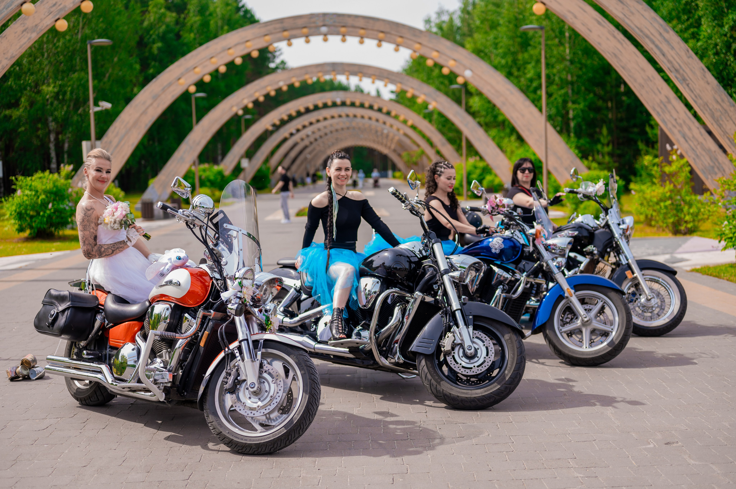 Мотосвадьба Евгения и Алены. Свадебный фотограф в Сургуте Любовь Гуляева