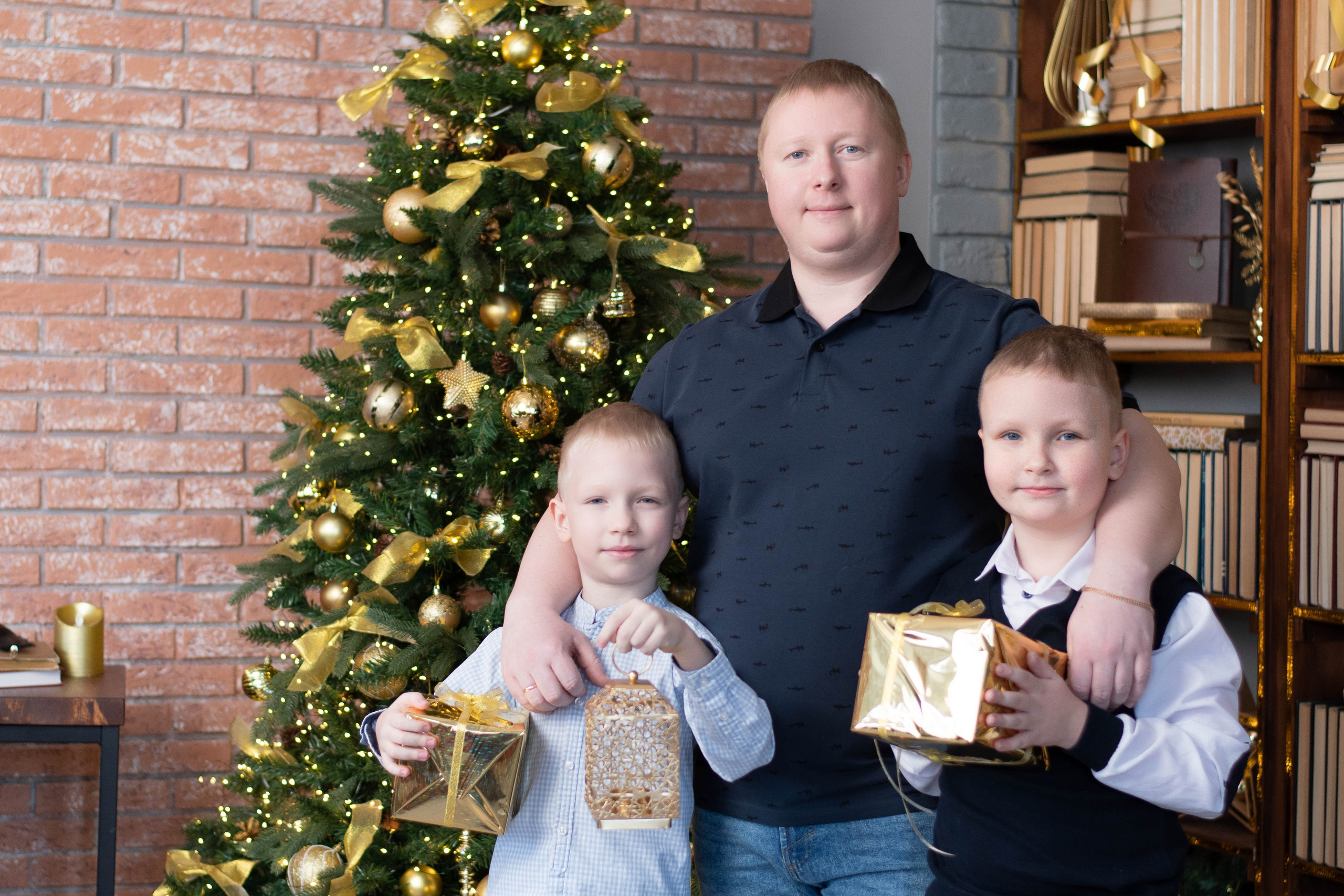 Гришины. Студийная съемка. Екатерина Бикбаева фотограф, видеограф, медиа-продюсер