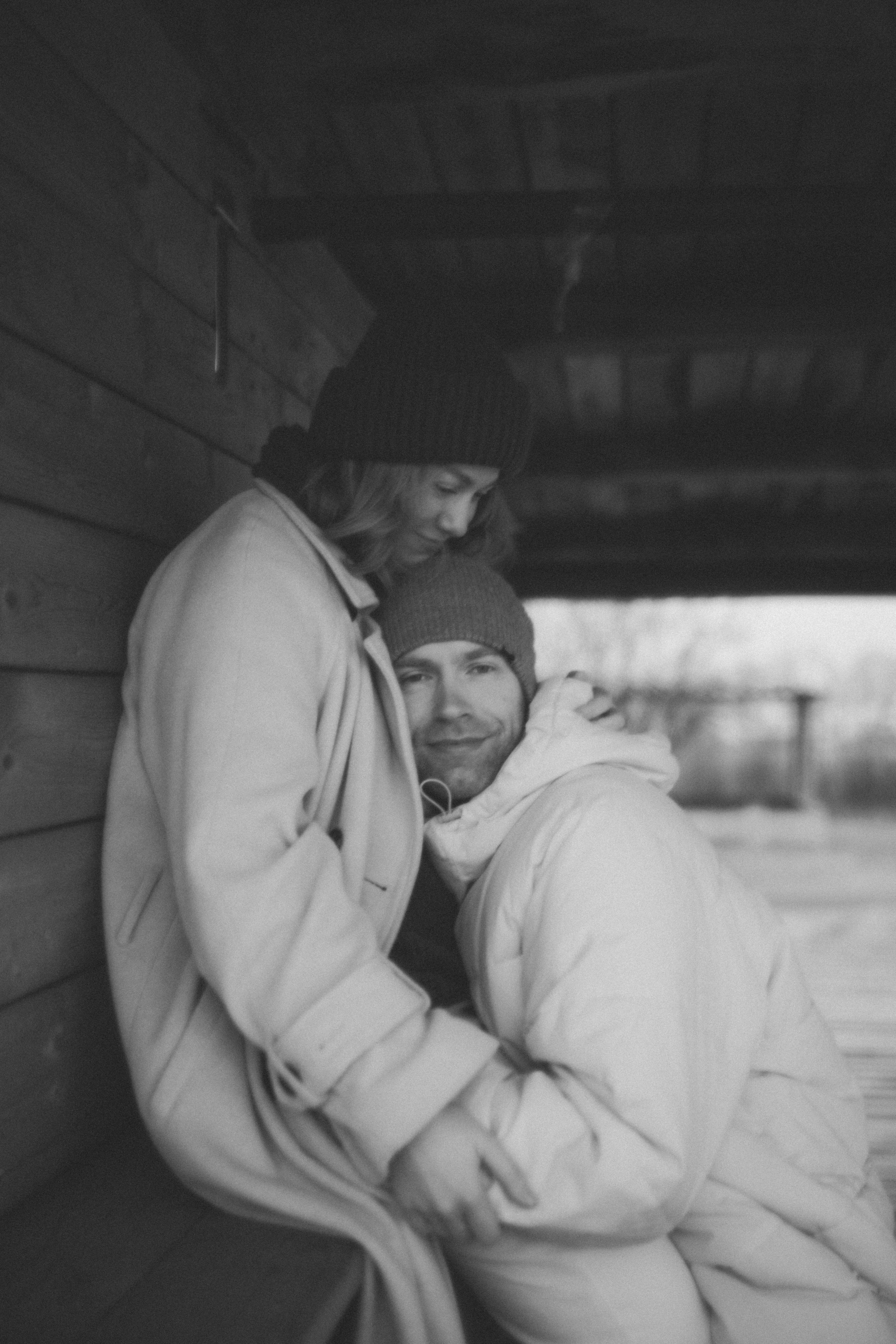 Осенний пляж. Свадебный фотограф Казань