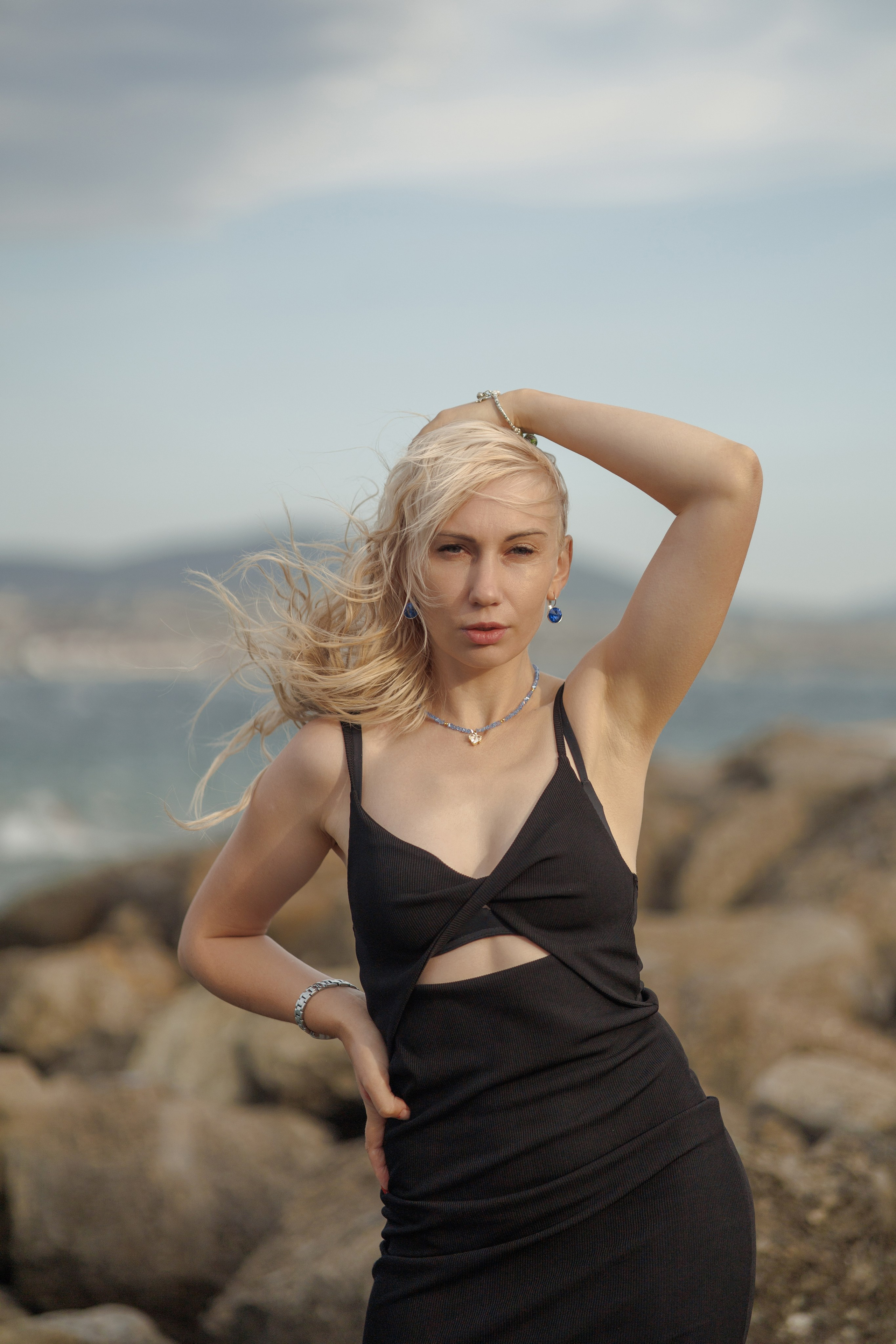 Ветреный рассвет на пляже Метрополь. Семейный и портретный фотограф в Геленджике Любовь Бодрова