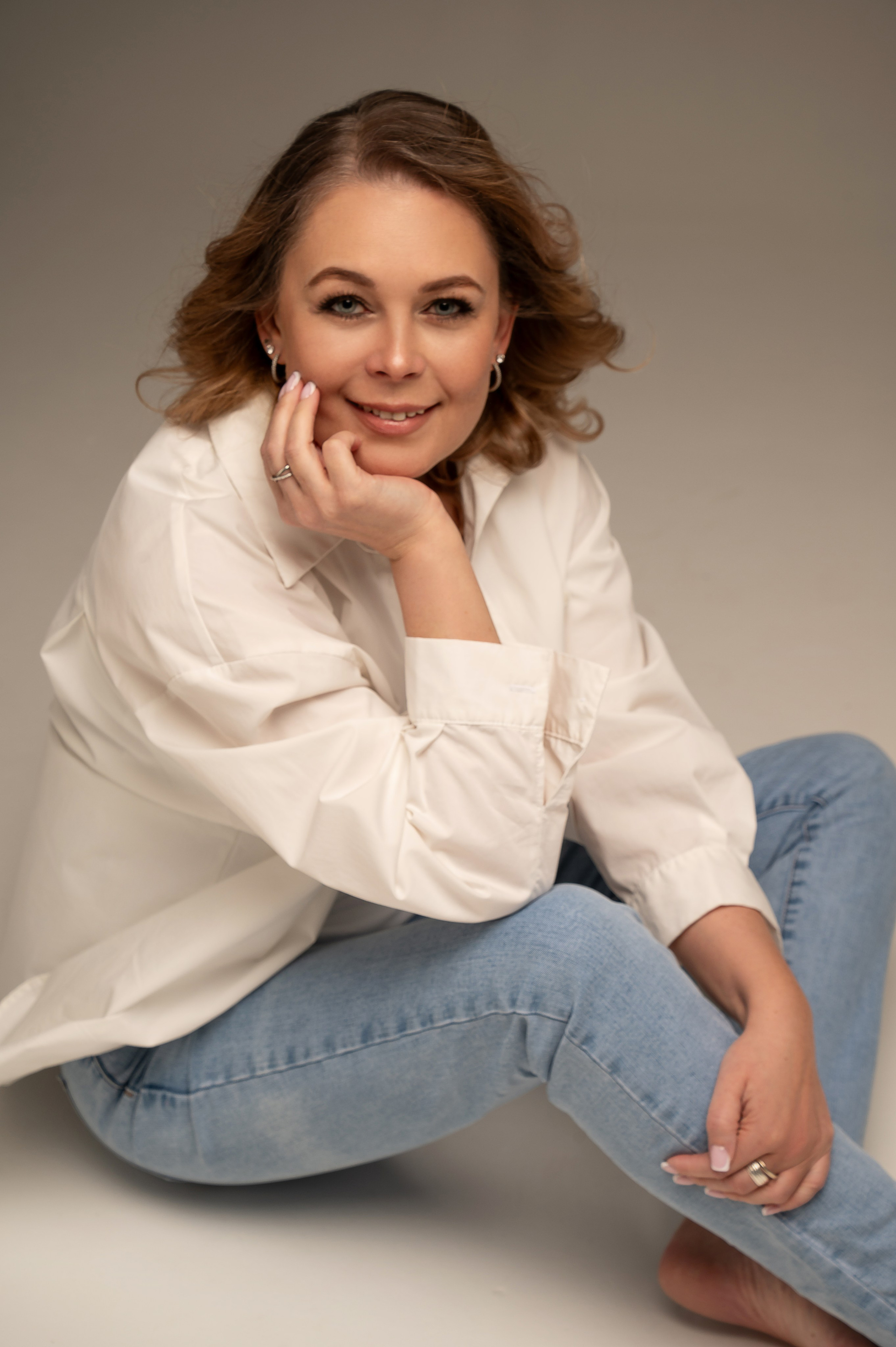 Студийная женская фотосессия в Питере. Женский фотограф Санкт-Петербург Александра Колий