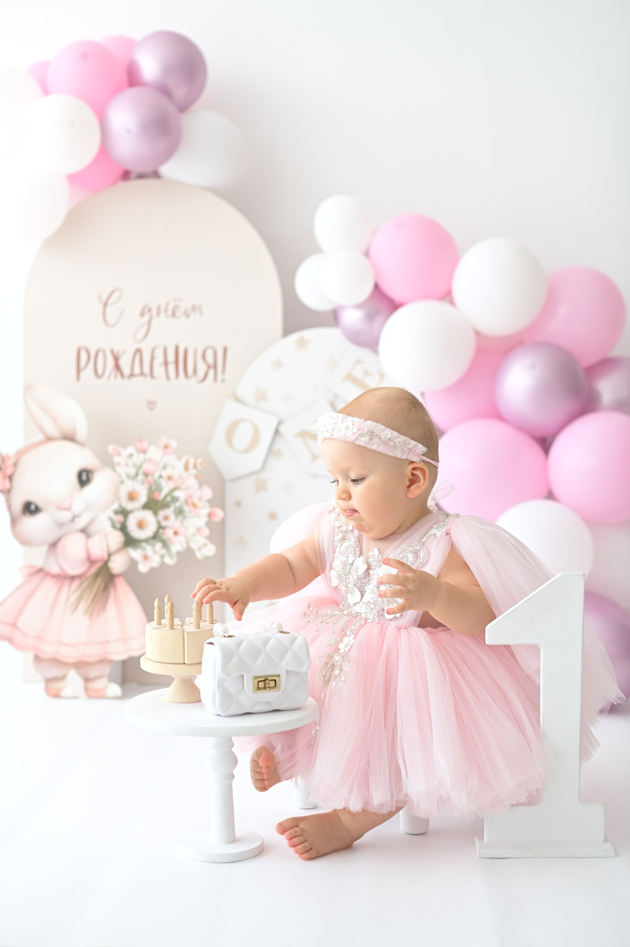 « Годик Девочки ». Фотограф новорожденных во Владивостоке Панова Татьяна