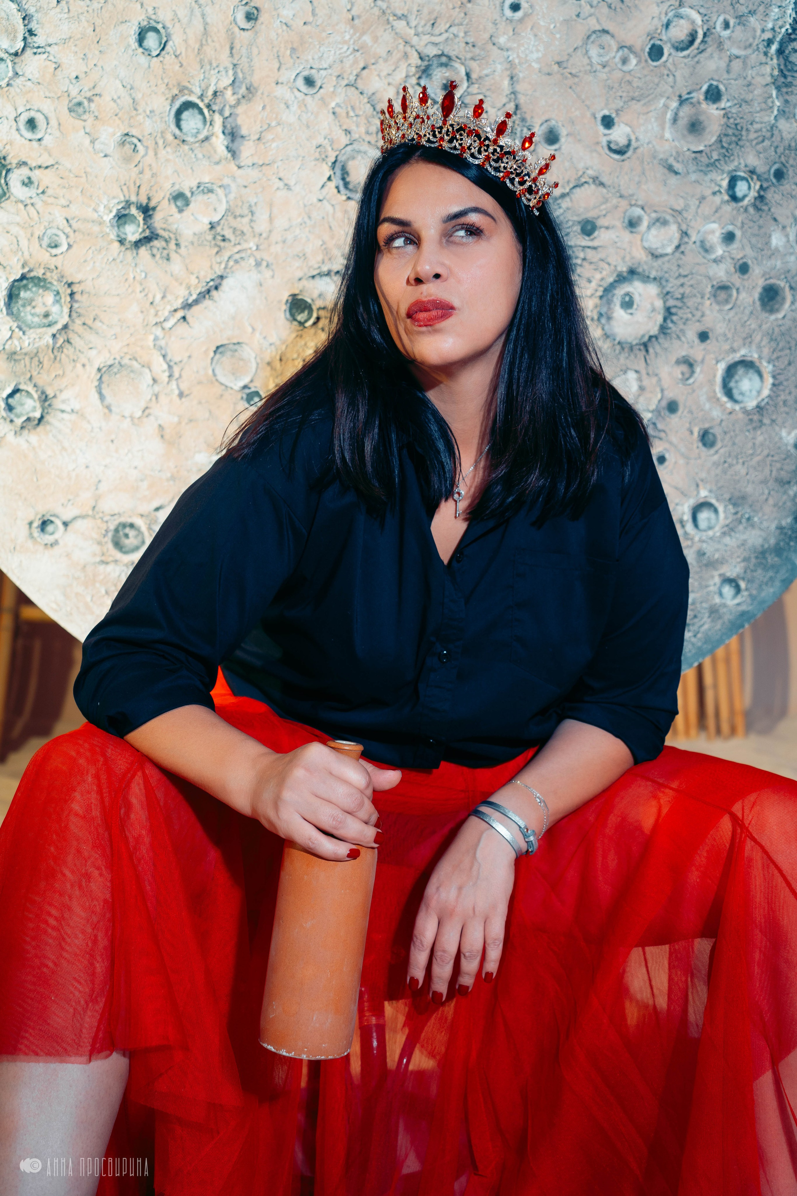 Новогодняя съемка с символом года для проекта Dolce Donna. Ваш фотограф в Санкт-Петербурге Анна Просвирина