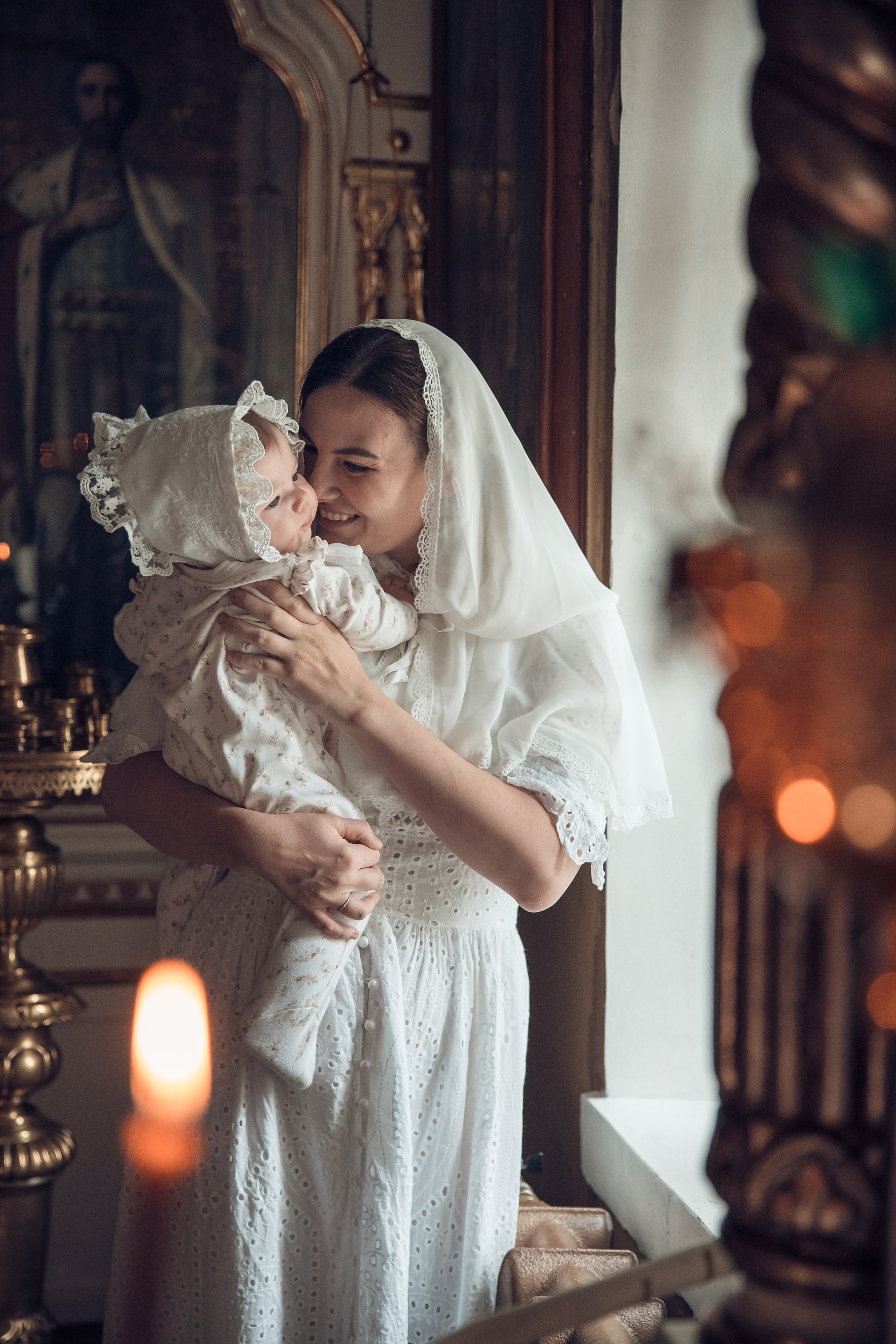 Таинство крещения. Семейный и детский фотограф в Москве Орешина Юлия