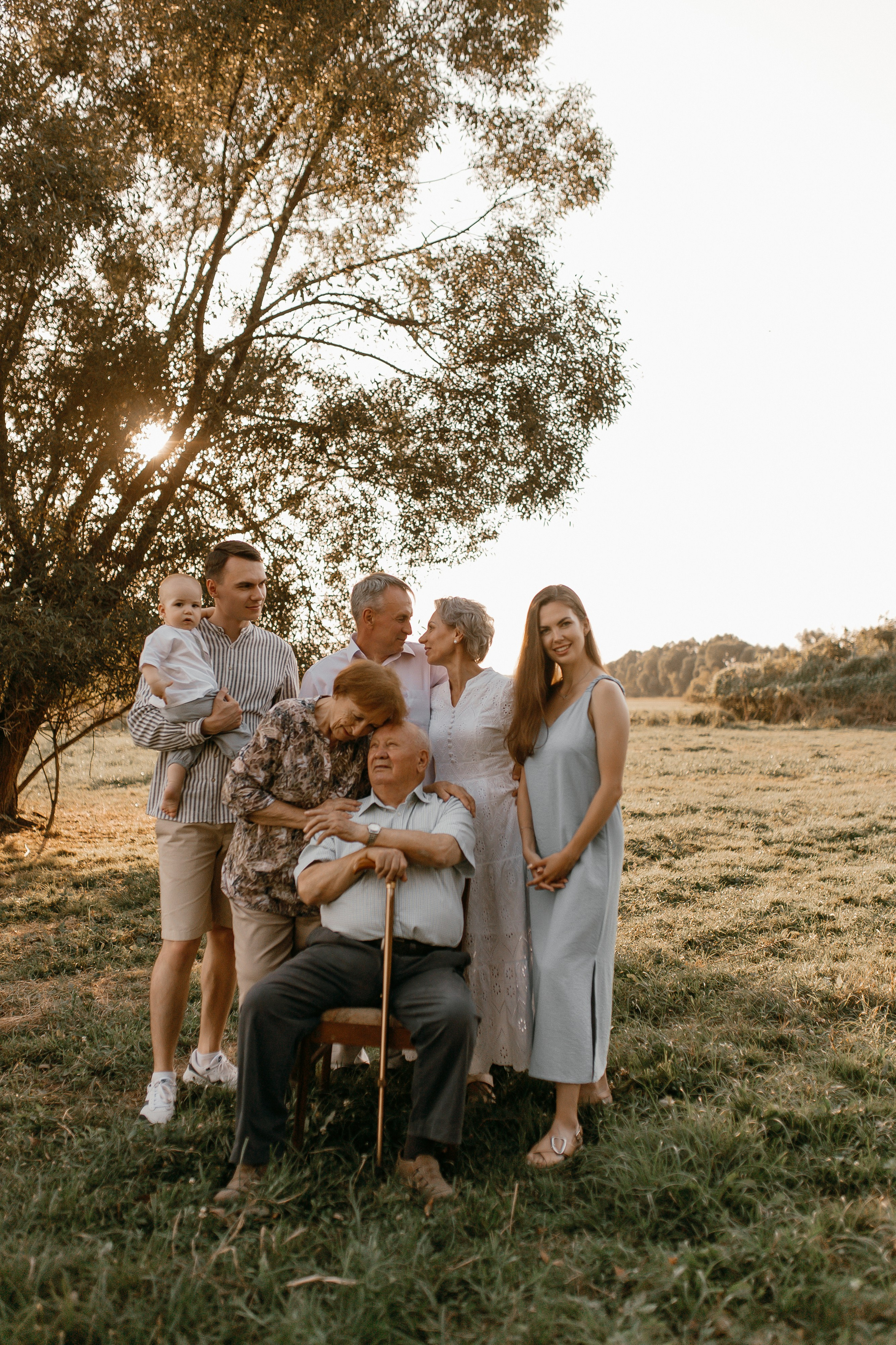 4 поколения. Семейный фотограф Губкин/Старый Оскол