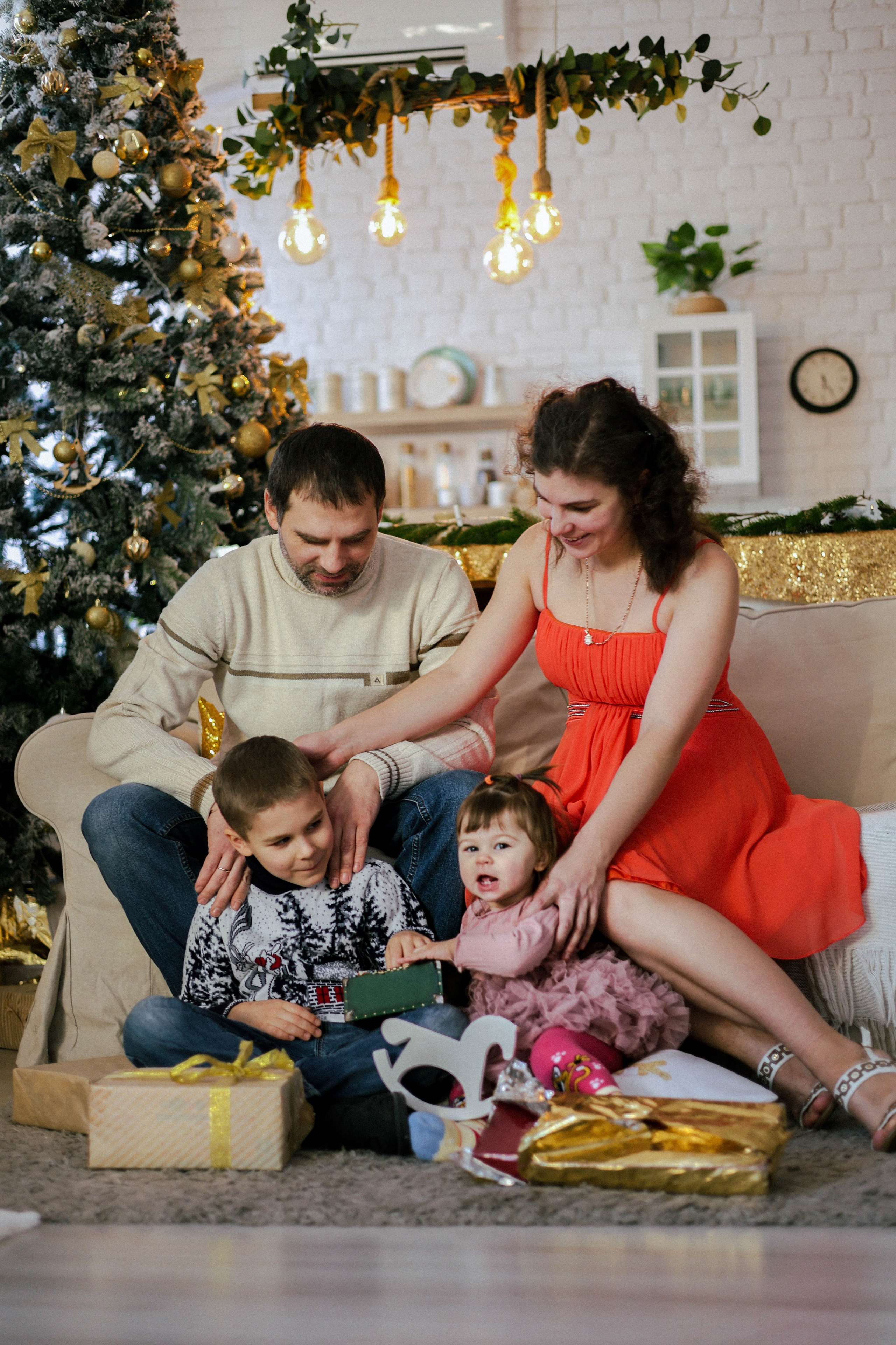 Новогодняя история «Нелля и ее семья». Фотограф в Москве Анастасия Калинина