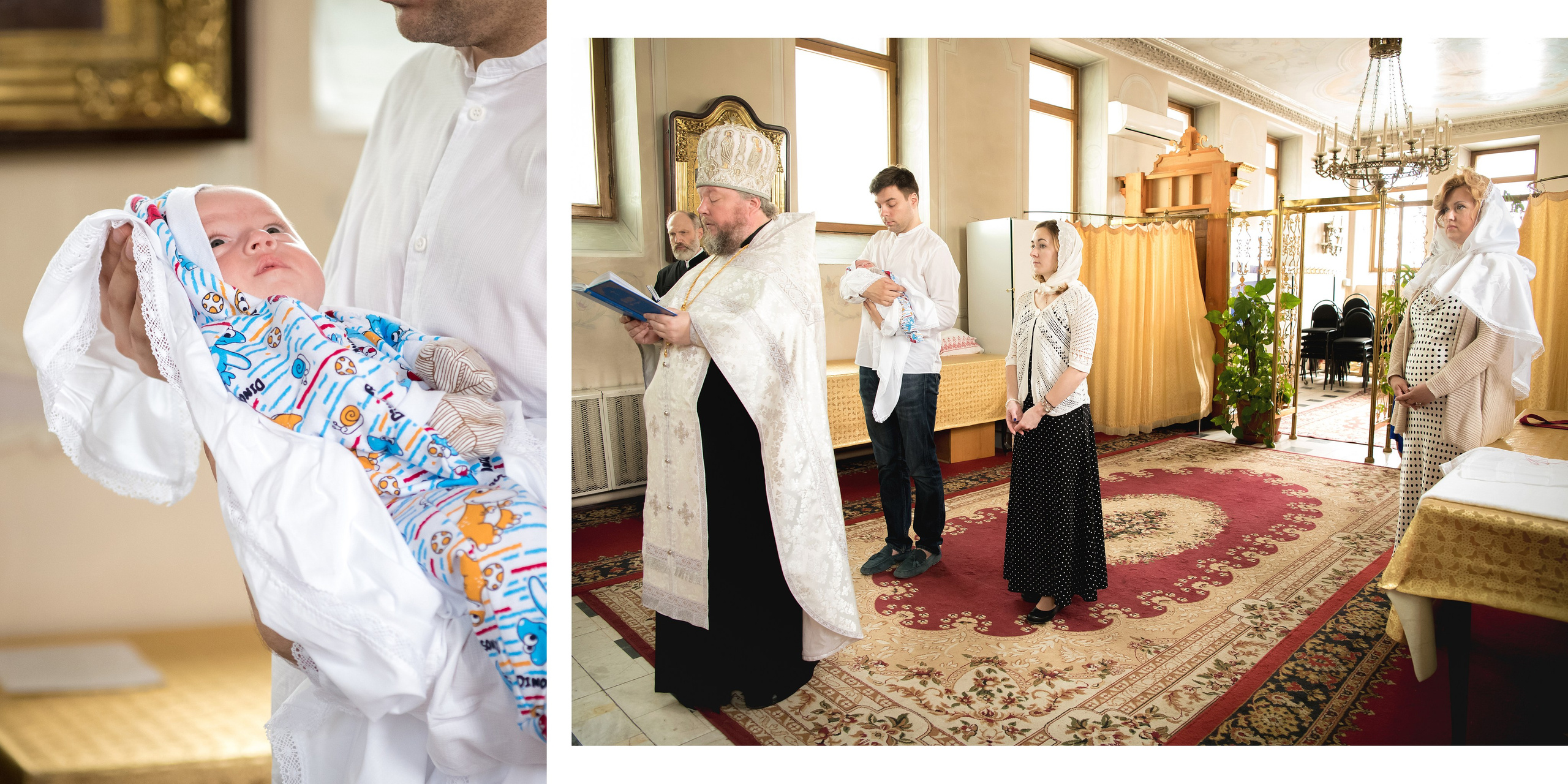 Крещение Анны. Детский и семейный фотограф в Москве Вера Орлова