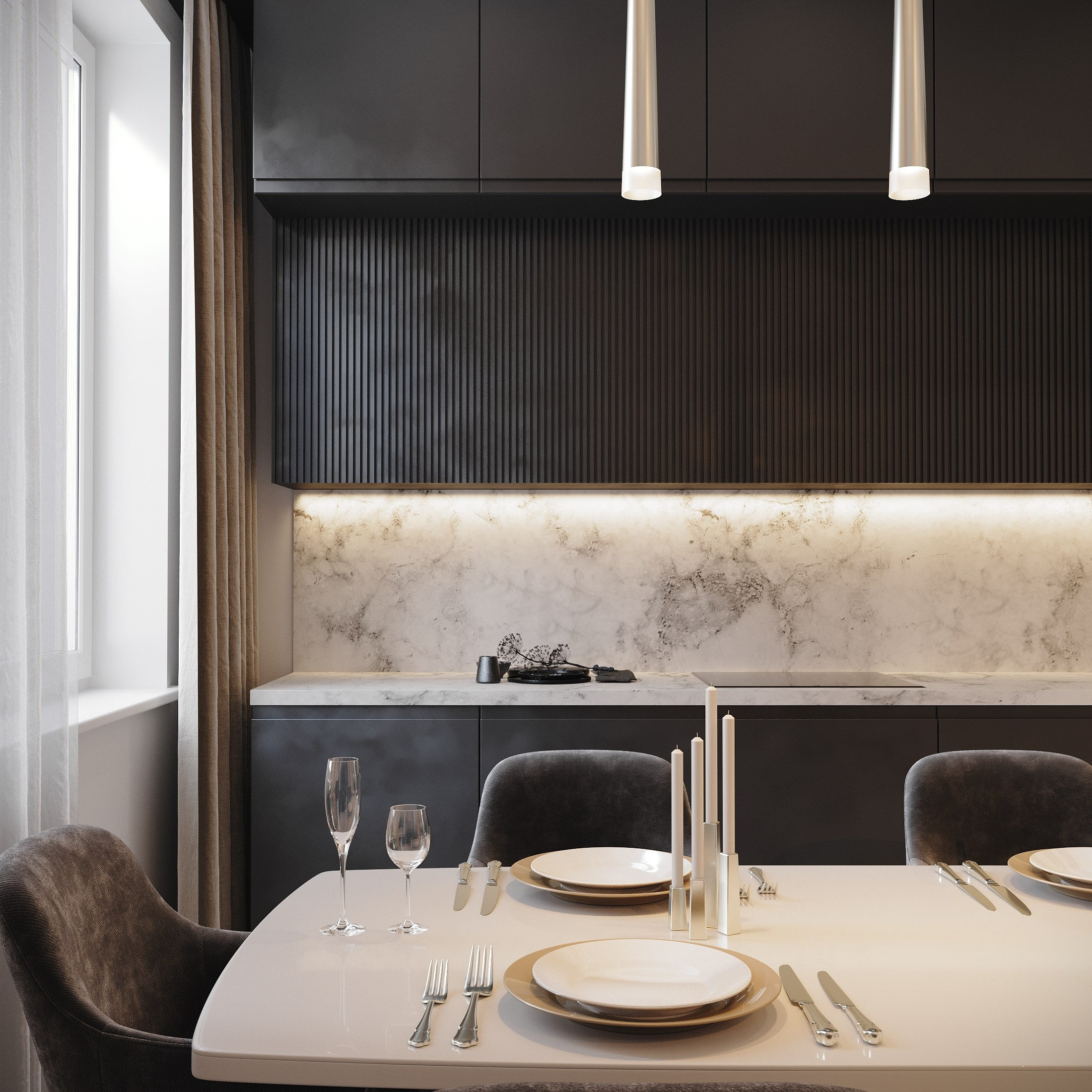 Визуализация квартиры для девушки-фотографа. Студия 3d визуализации Arcviz