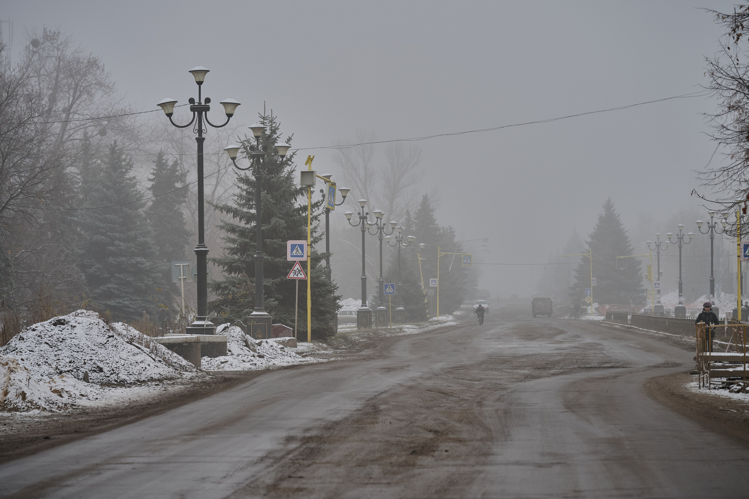 Лисичанск (Луганская область). Декабрь 2024 года. Фотограф Роман Адлер