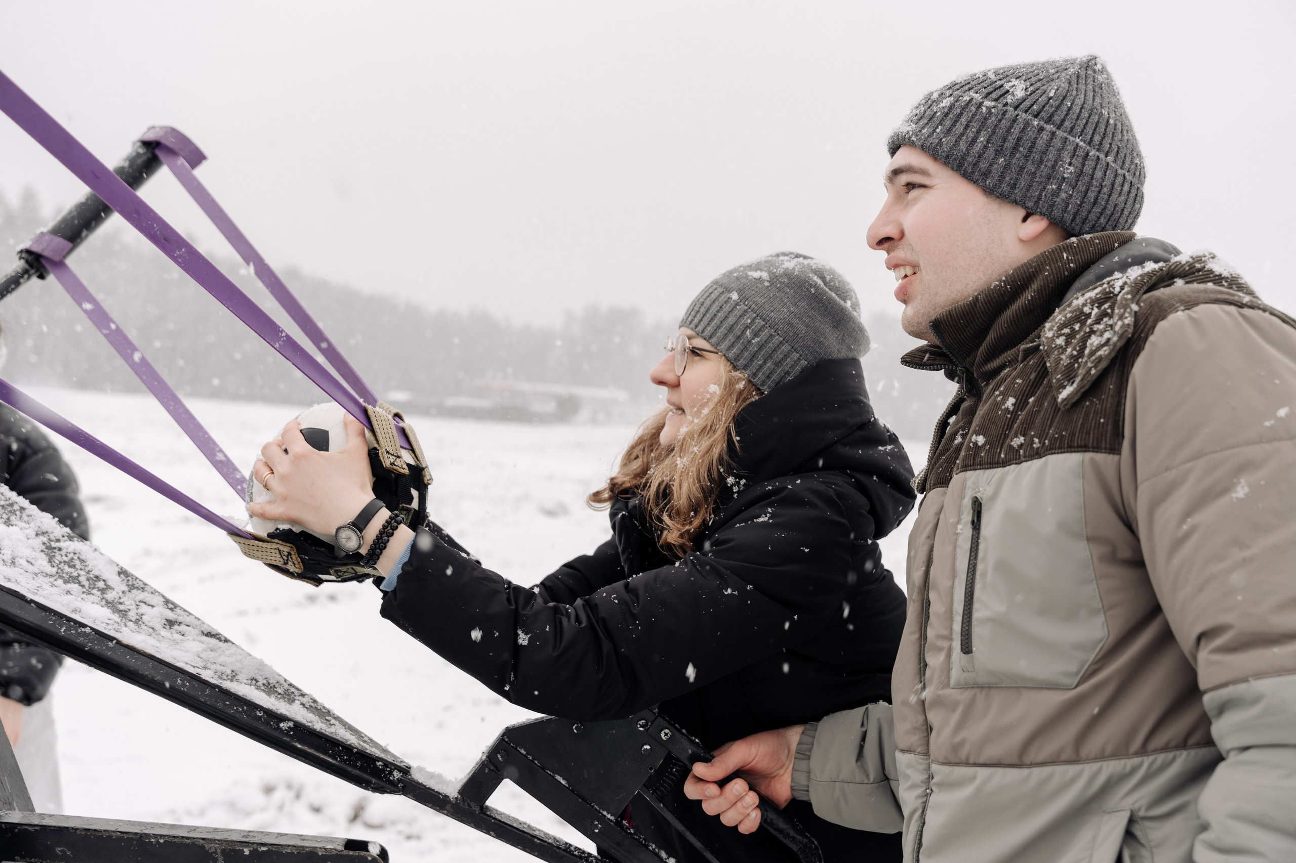 Зимние игры. Свадебный и семейный фотограф Ксения Ржевская (Митрохина)