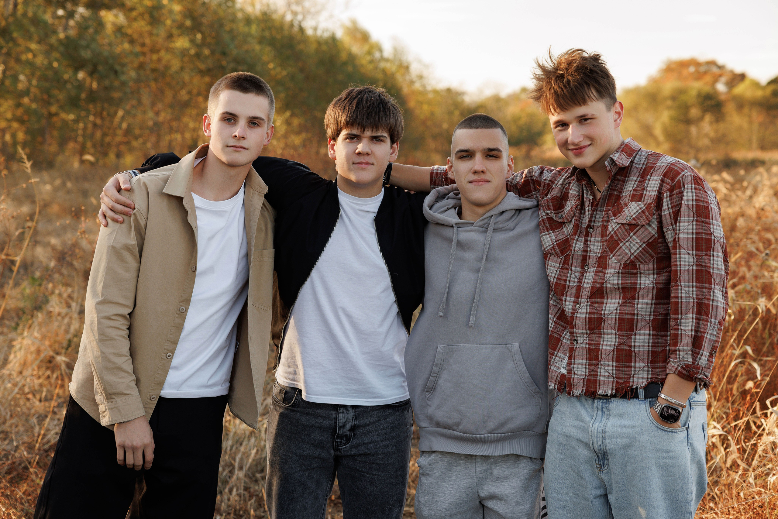 Осень 11 класс (съемка в поле). Photoalbum-vl.ru