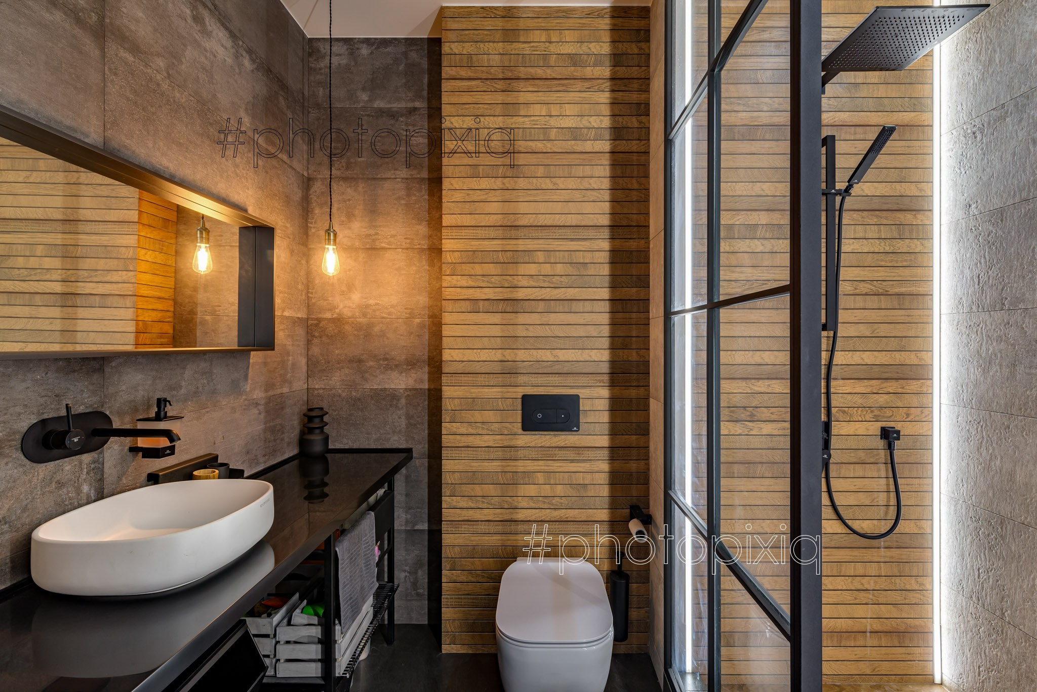 Интерьерная съёмка квартиры лофт в ЖК «Headliner». Интерьерная съёмка и виртуальные туры — Интерьерный фотограф Кузнецов Сергей (photopixiq)