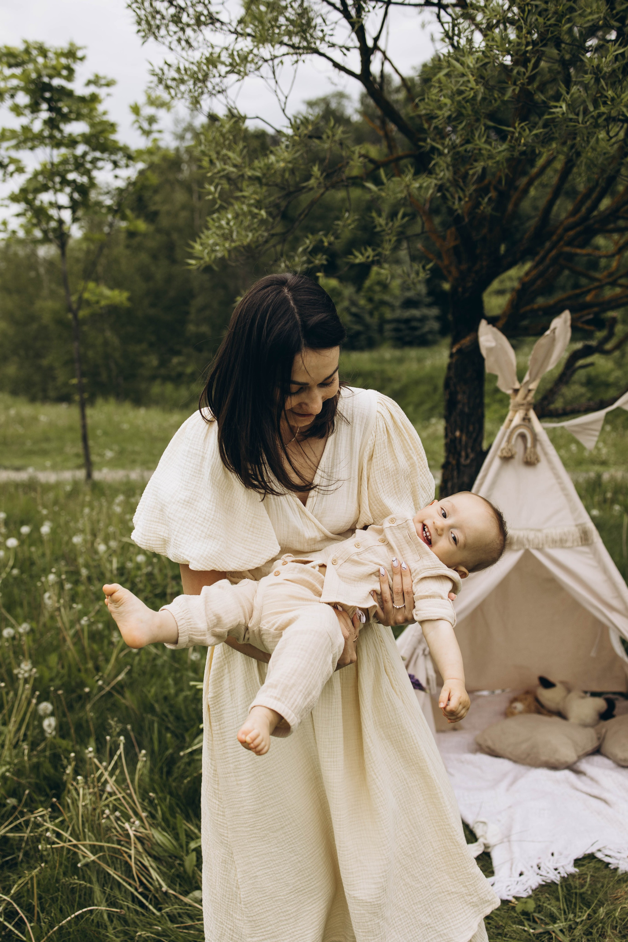 Маша, Женя, Ариана и Мирон. Семейный фотограф в Москве Виктория Ястребинская