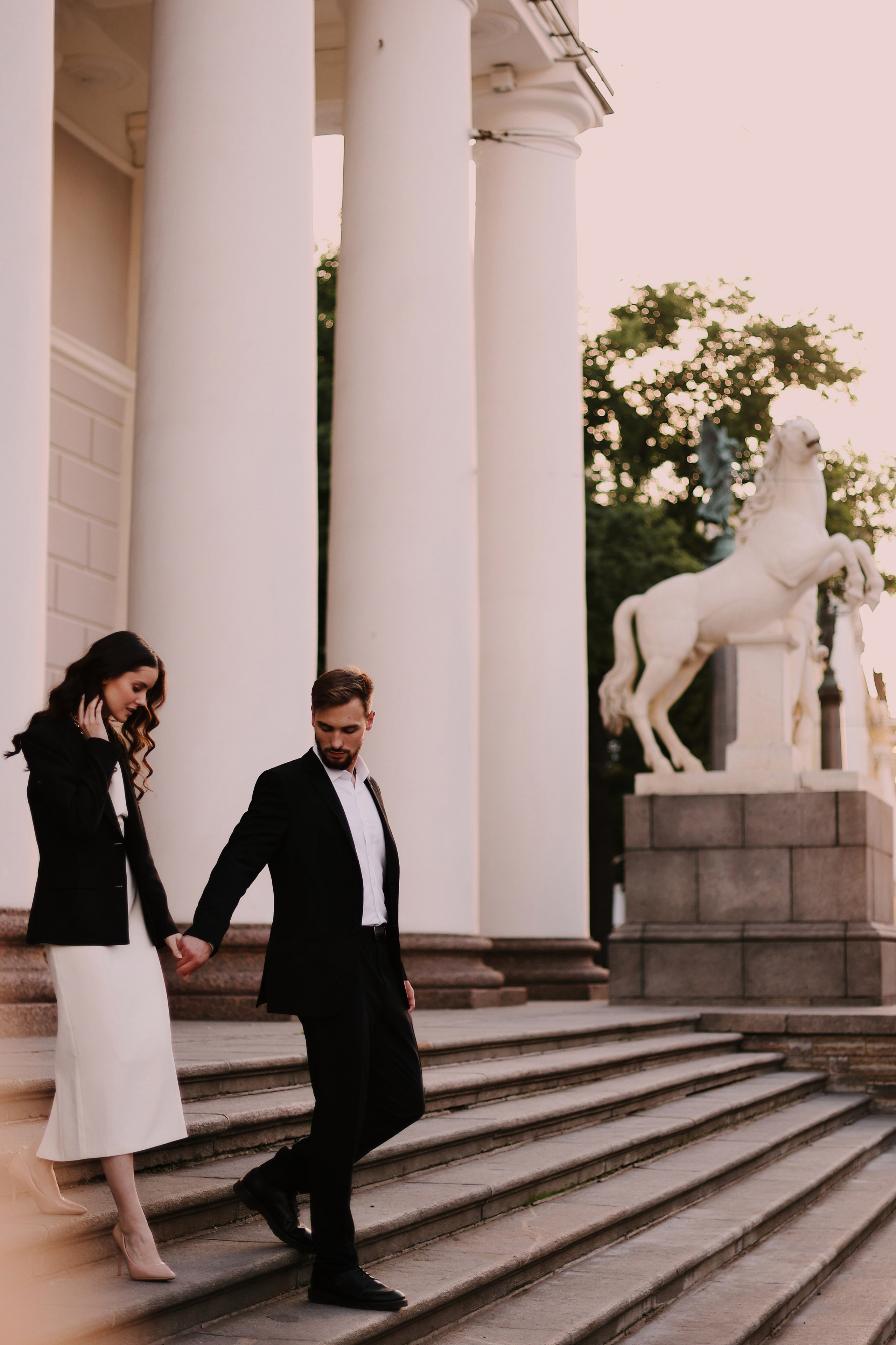Волшебный вид на Исаакиевский собор. Свадебный и love story фотограф в Санкт-Петербурге (Спб) Natali Iva