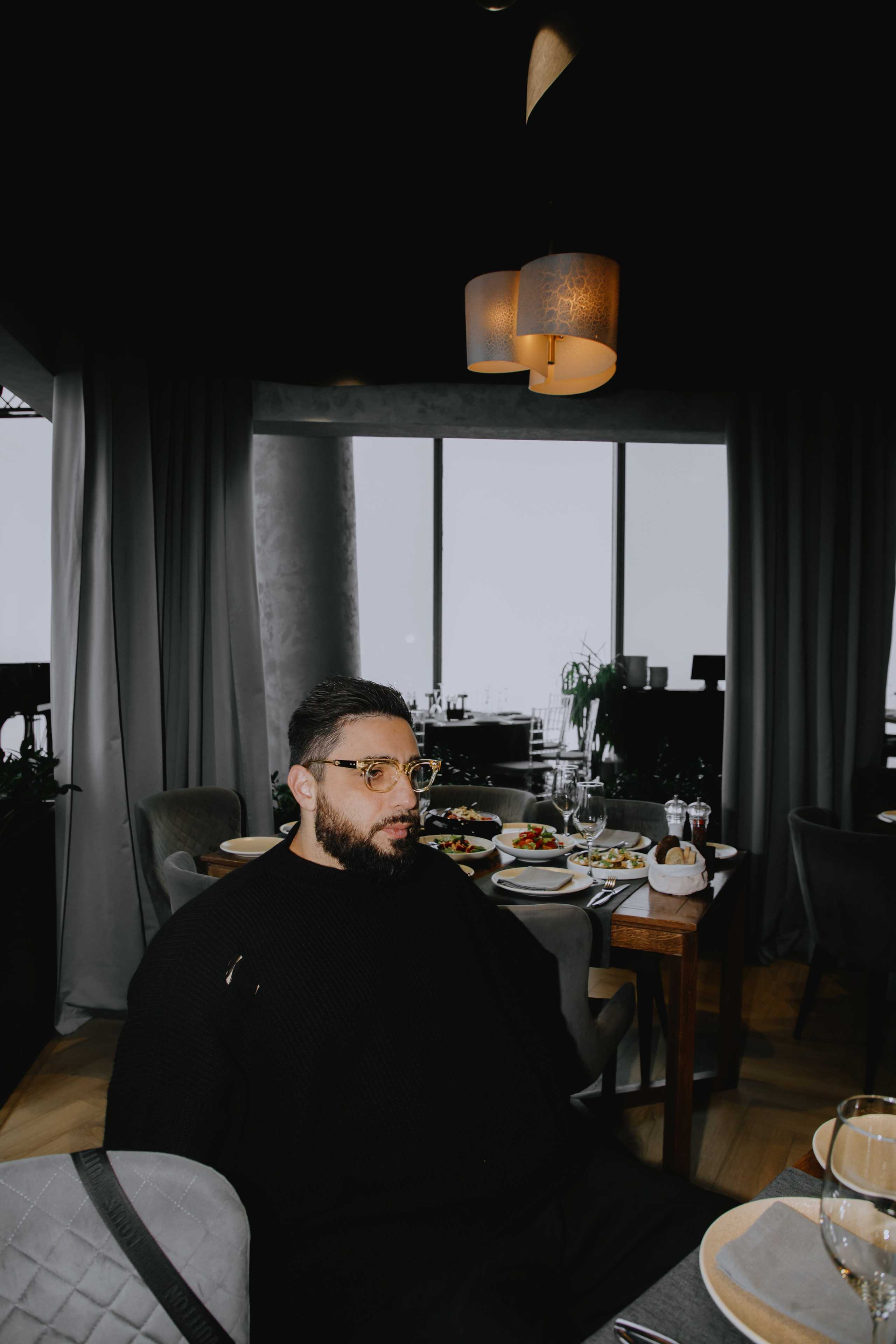 Бизнес завтрак на 89 этаже. Фотограф в Москве и Санкт-Петербурге Дарина