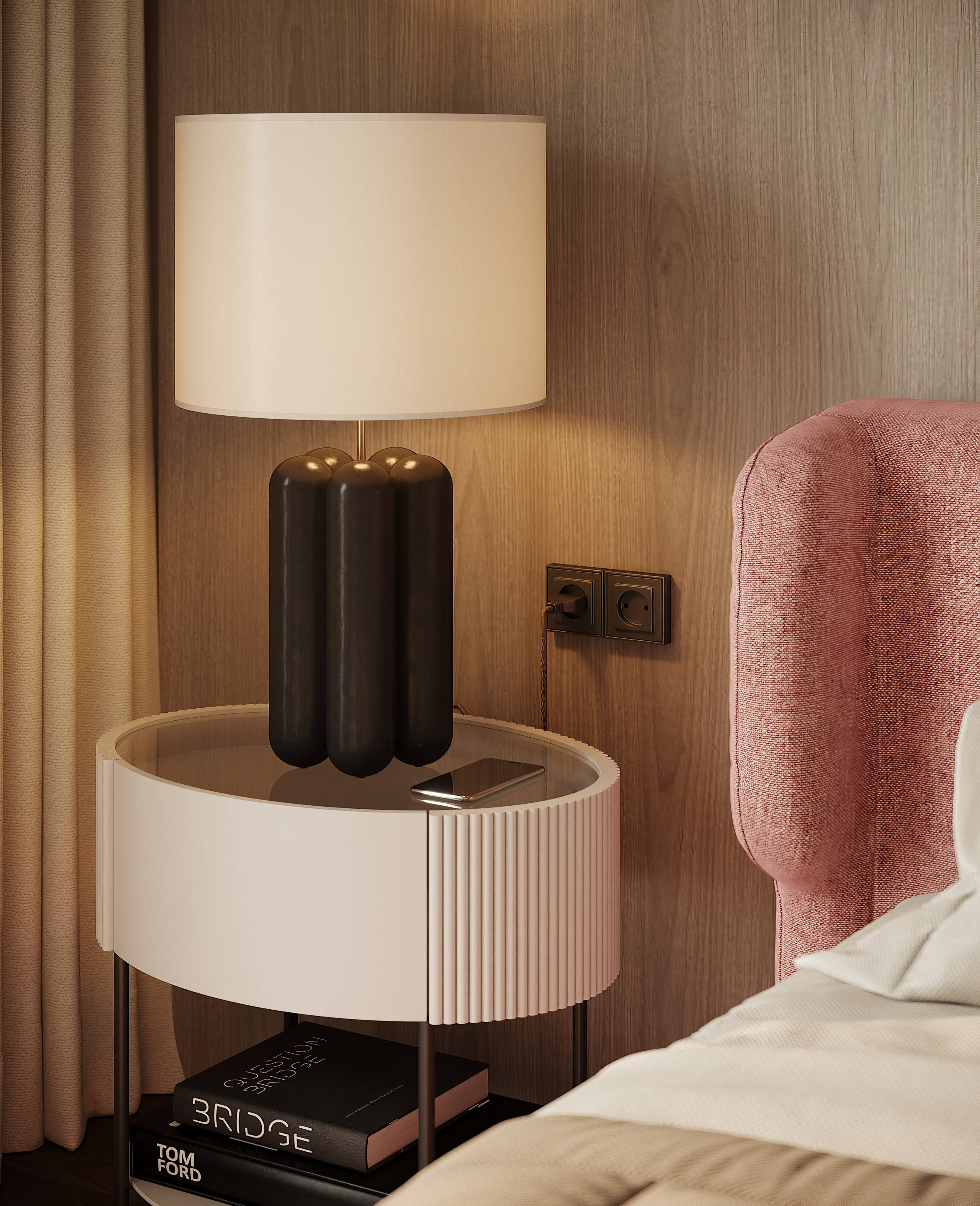 Гостевая спальня по проекту Мартыновой Н. и Бородиной Е. Визуализатор Векшина Елена