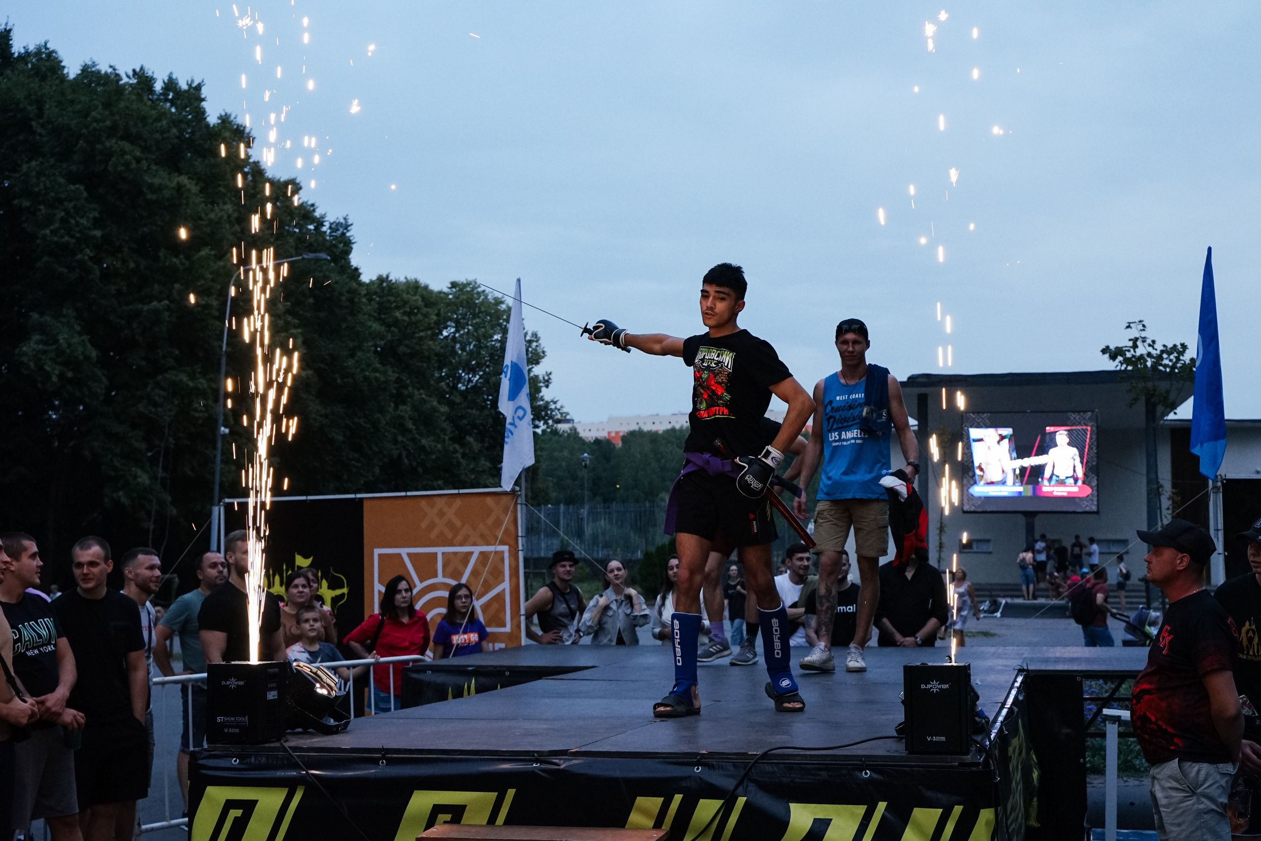 Вечер боев в ЦПКиО. Фотограф Надежда Погребняк | Рязань | Москва