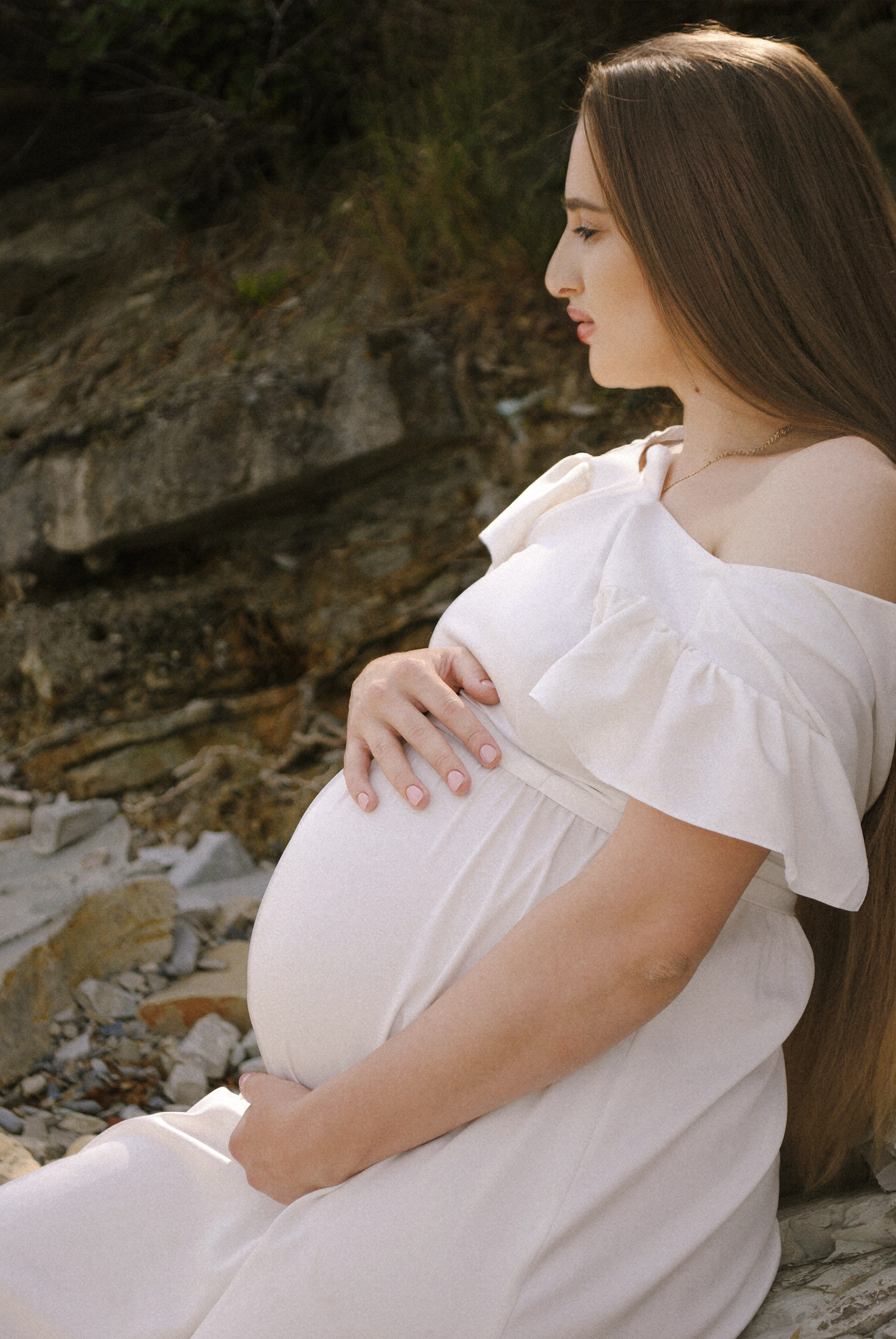 Беременность на берегу моря. Фотограф Мария Мусаелян