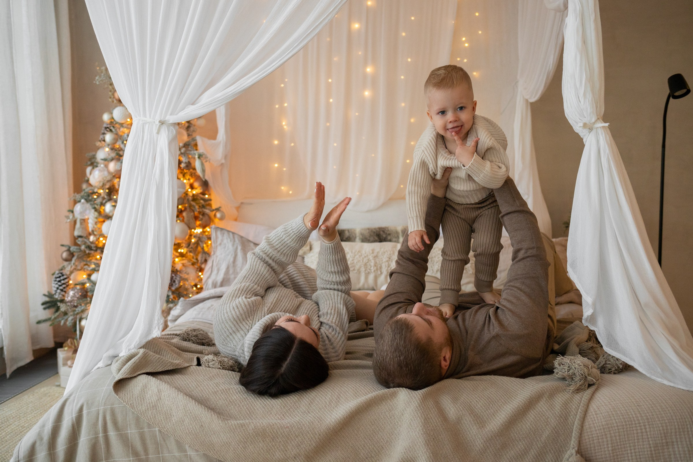 Семейная новогодняя. Портретный фотограф в Санкт-Петербурге