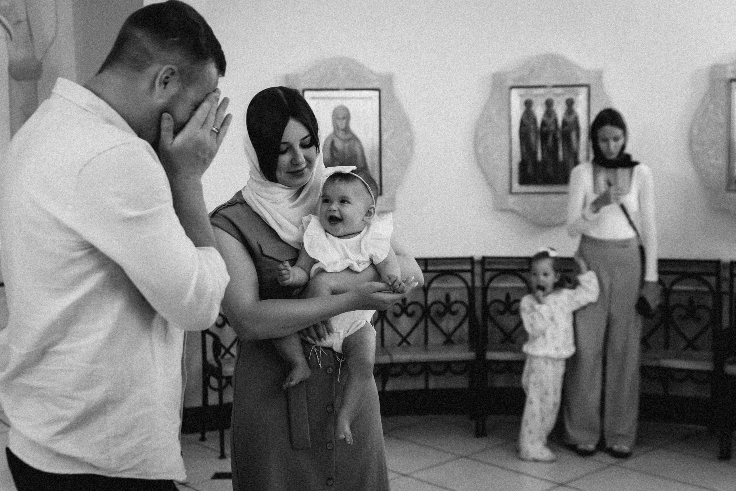 Крещение Ксении. Семейный фотограф Минск Усова Ольга