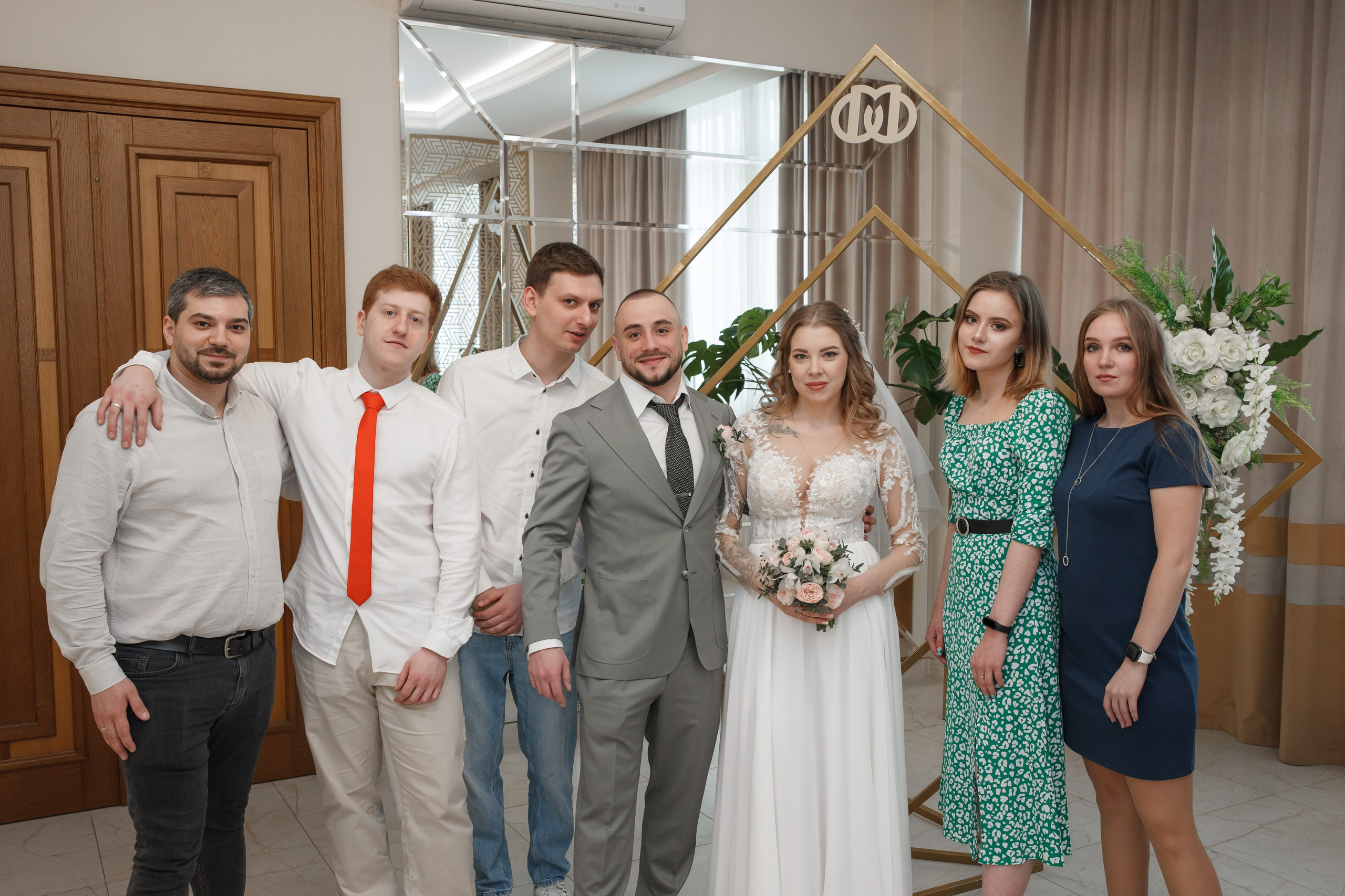 Варя и Денис, 4 ЗАГС + банкет. Свадебный и репортажный фотограф (Москва, Королев и другие)