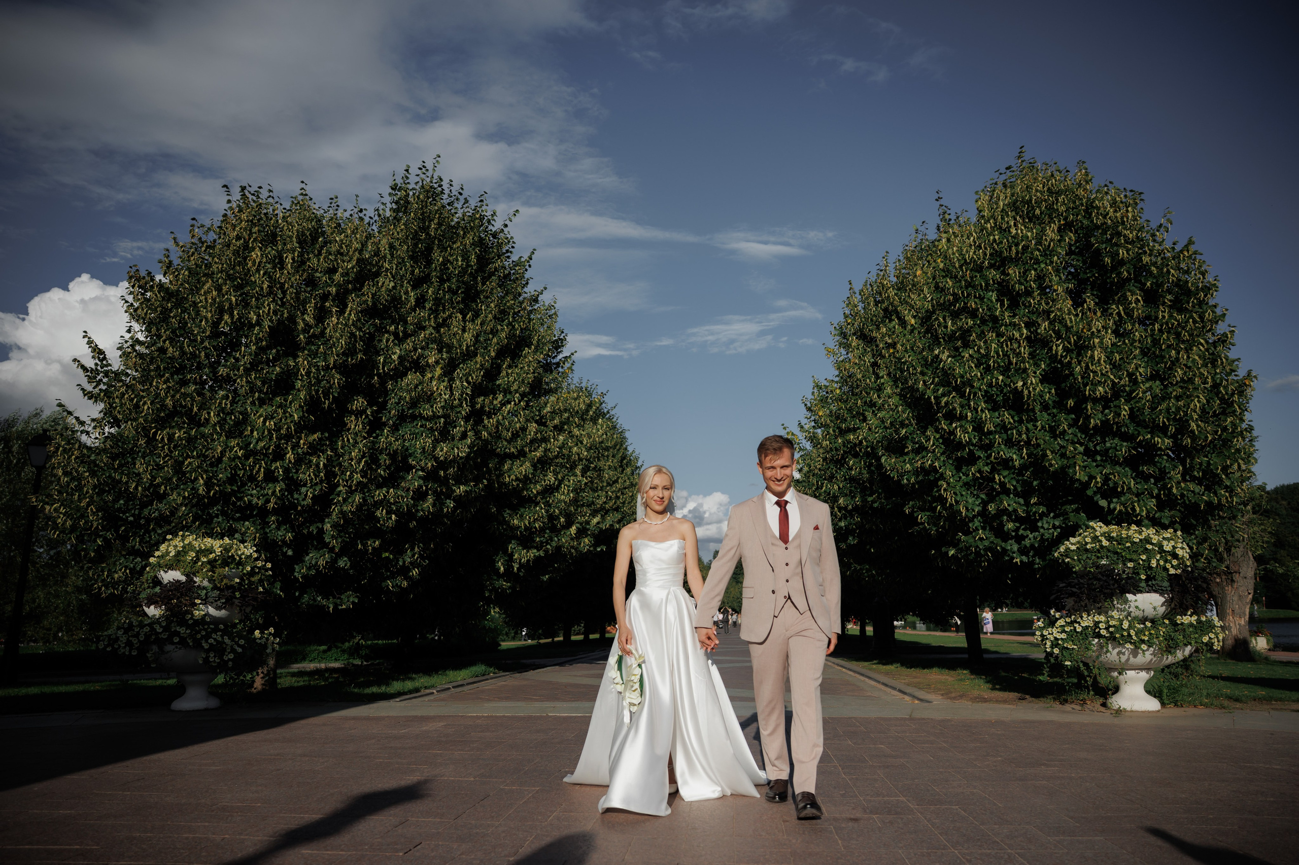 Отель «Милан», Шипиловский ЗАГС, прогулка в парке Царицыно. Свадебный и репортажный фотограф (Москва, Королев и другие)