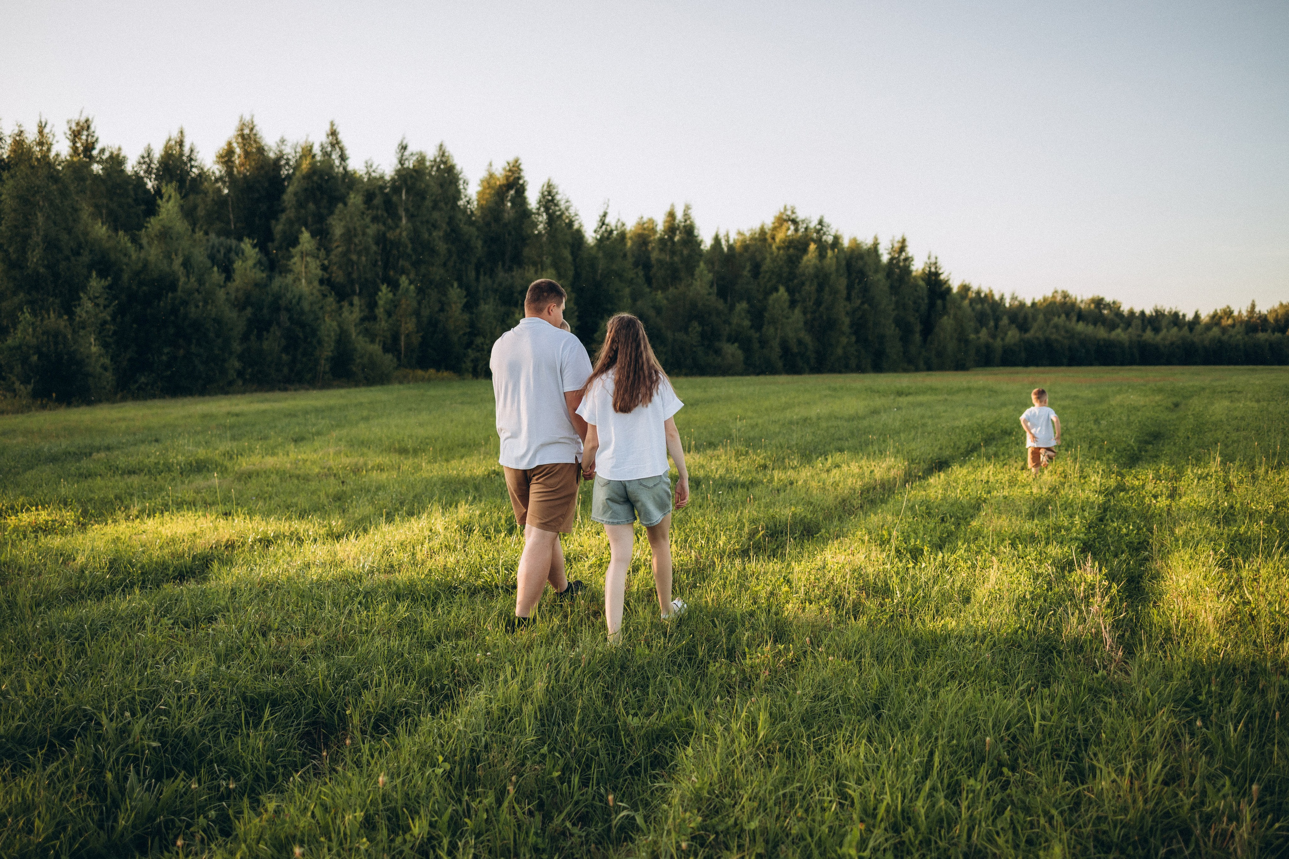 Ксюша, Вадим, Кирюша и Маша. Фотограф Елена Рябцева