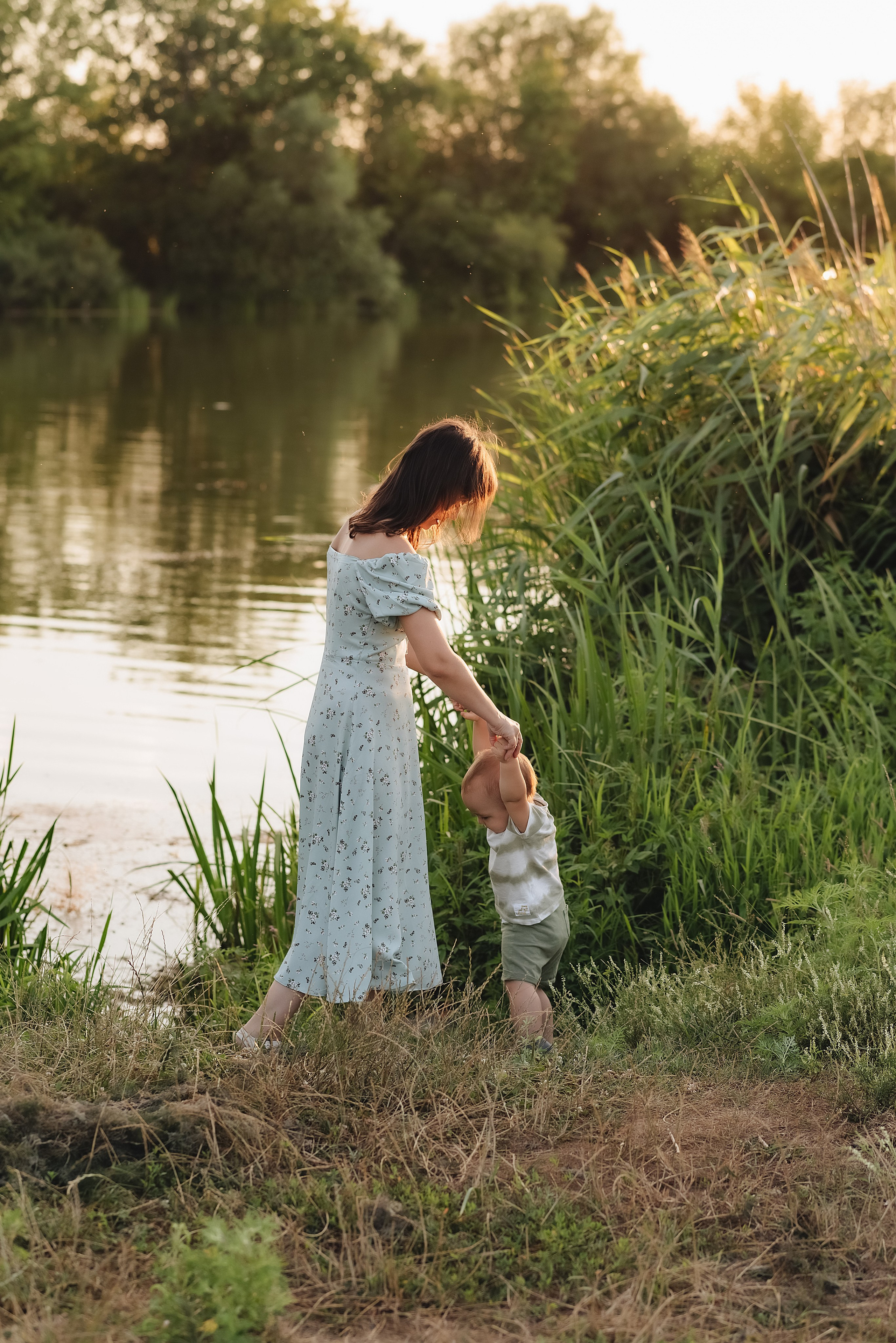 Семейная съемка на закате. Фотограф Карина Шмулёва. Воронеж и область