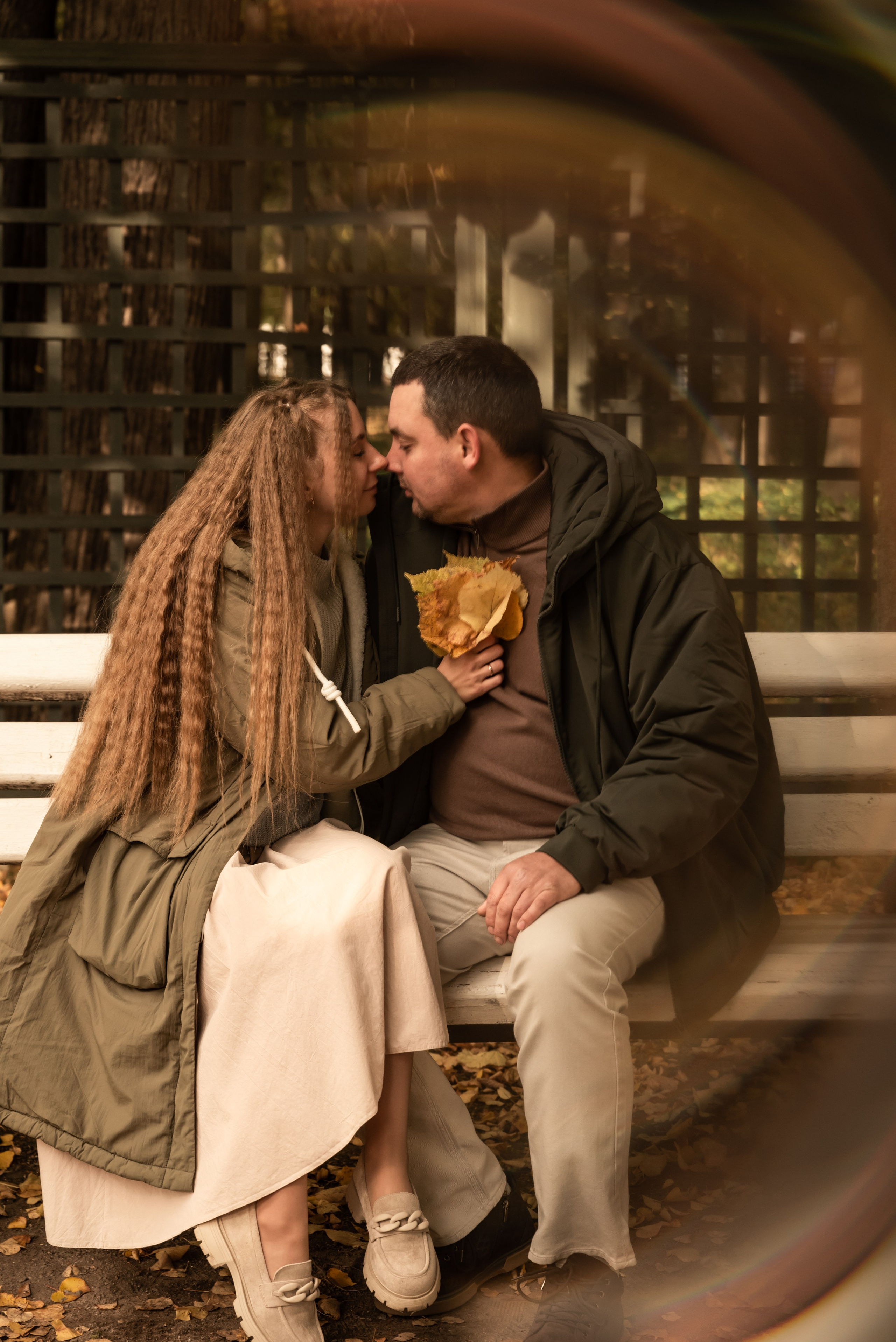 Осенняя Love story в Кусково. Фотограф Ксения Огородова портфолио