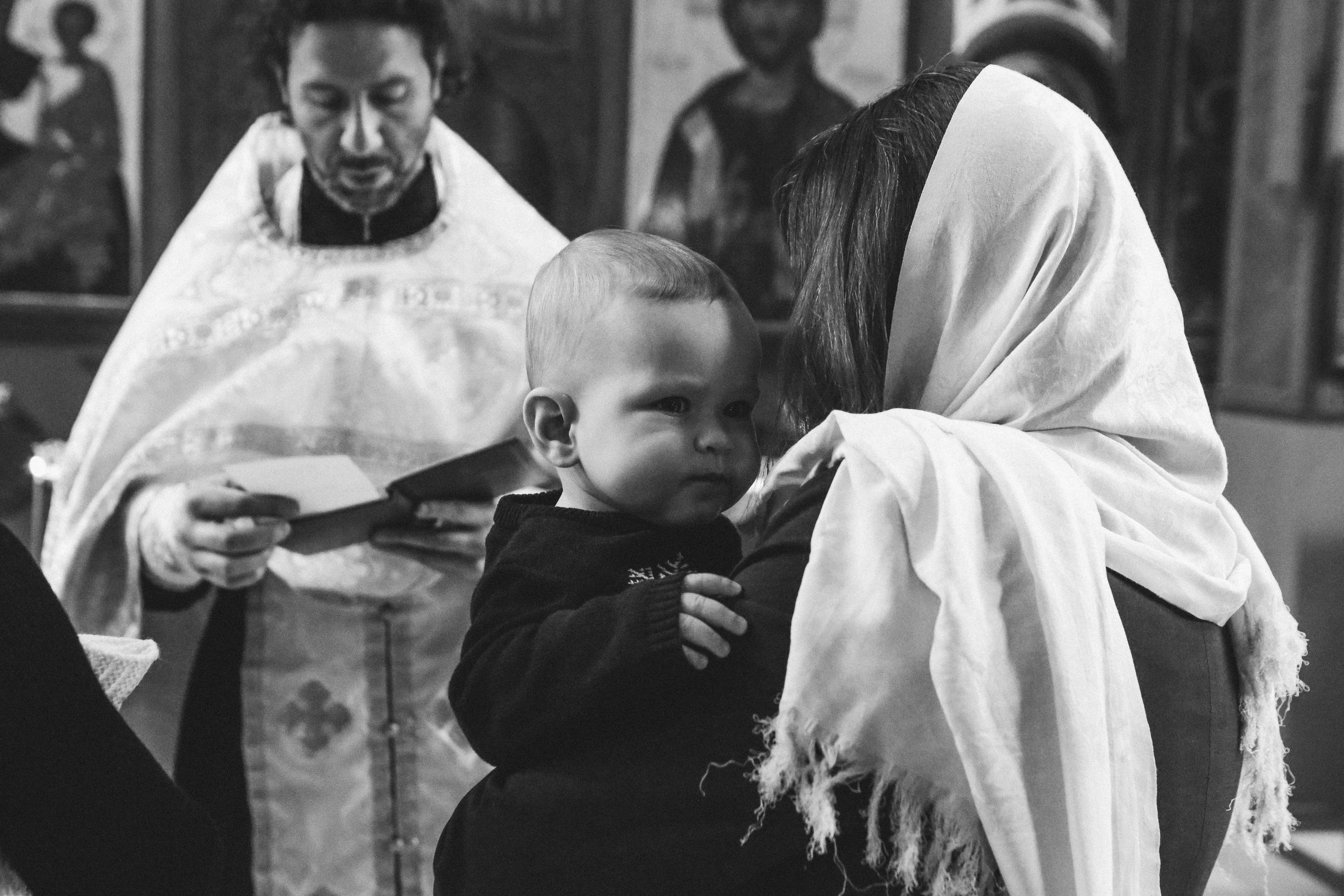 Крещение Максима. Семейный и детский фотограф в Москве Александра Мак