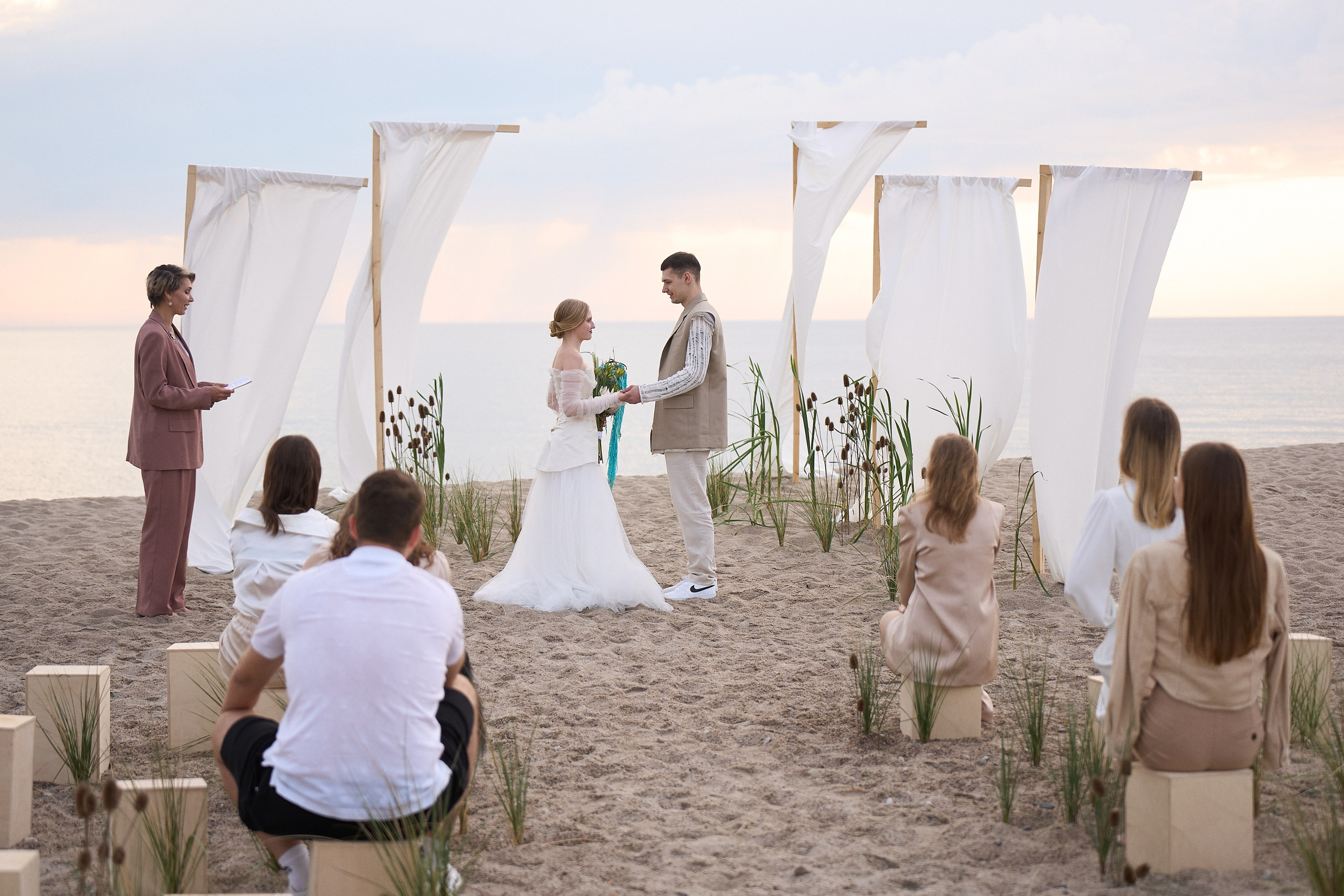 Янтарная свадьба. Калининград. Оформление свадеб, декор свадеб Вера Маркова, Москва