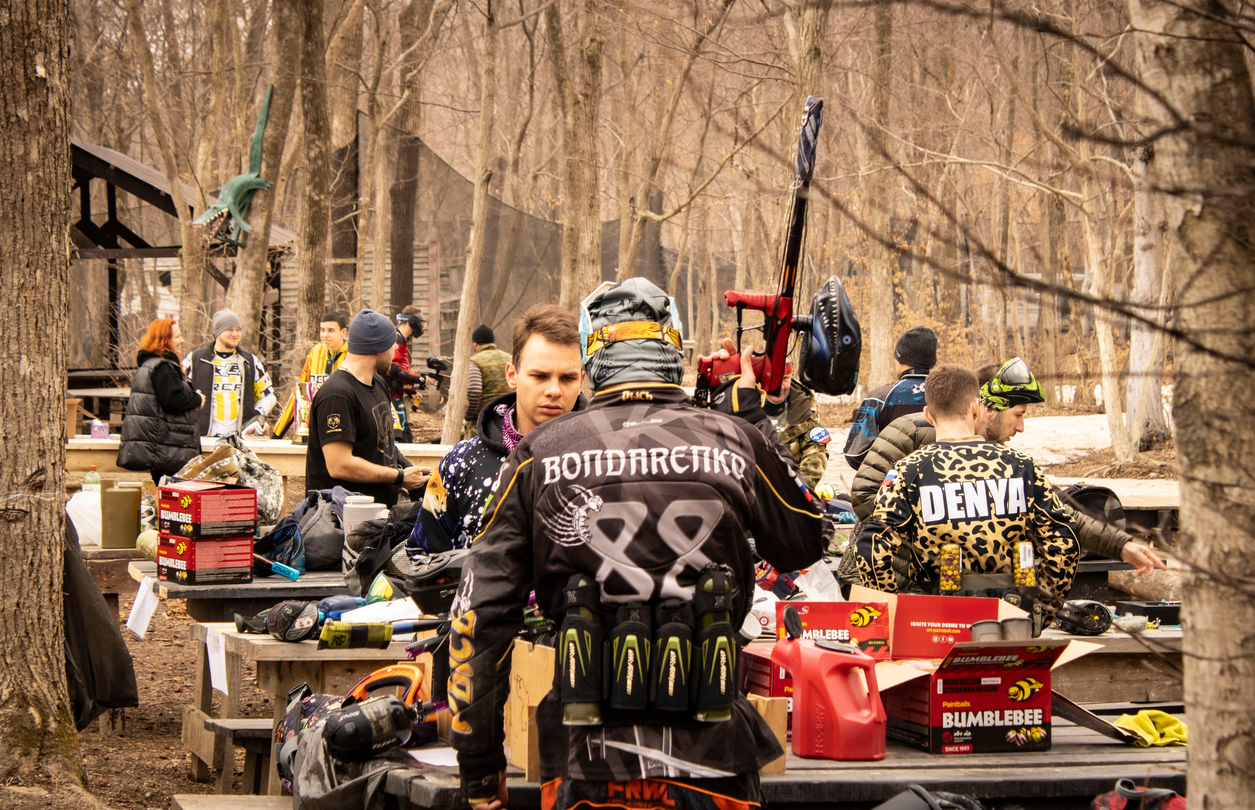 Турнир на кубок Федерации пейнтбола 6 апреля 2024 г. Фотограф г. Владивосток