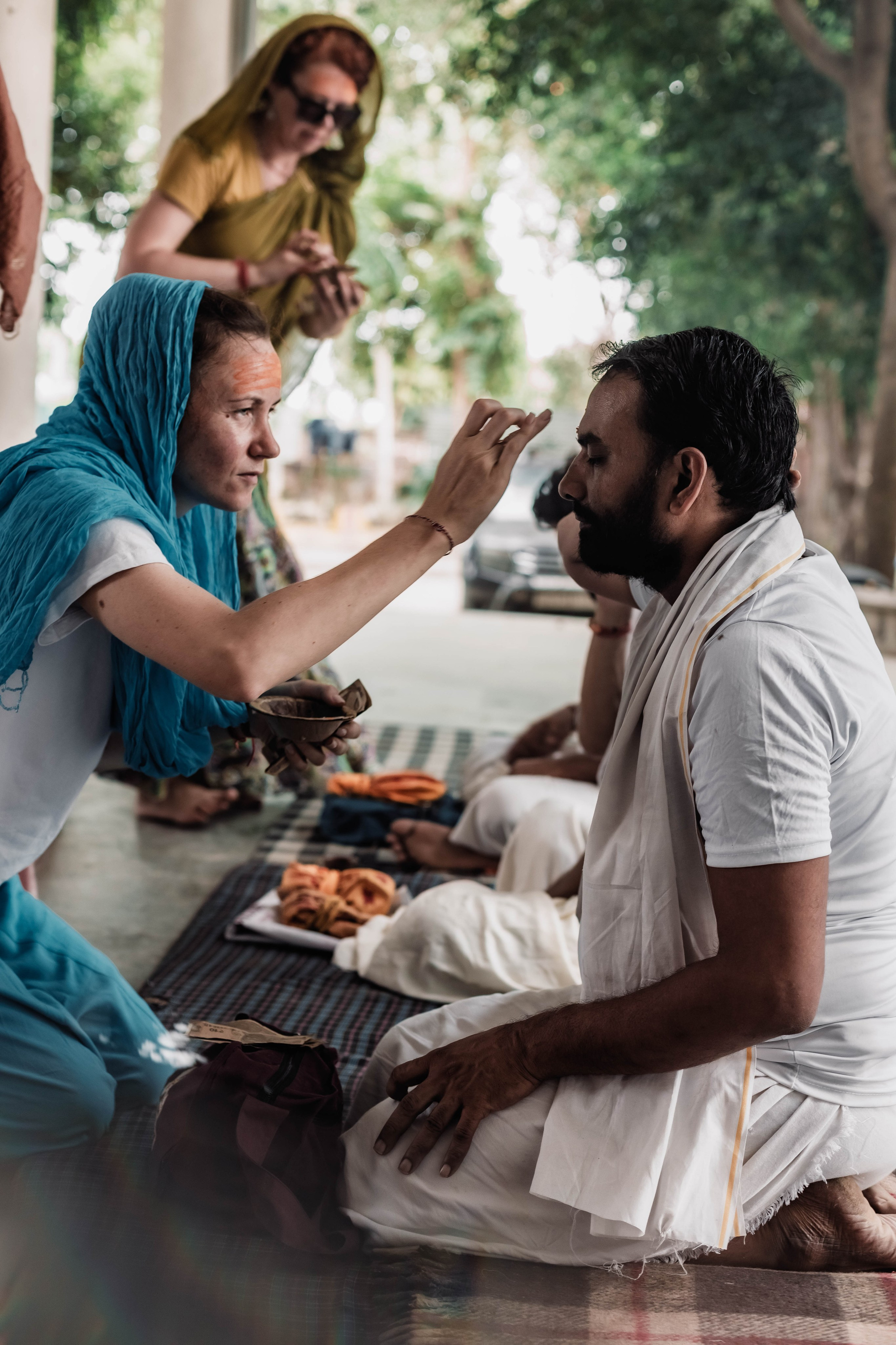 Pitri Paksha yagyas & poojas Devraha Baba ji ashram. Mariam Bagdasaryan