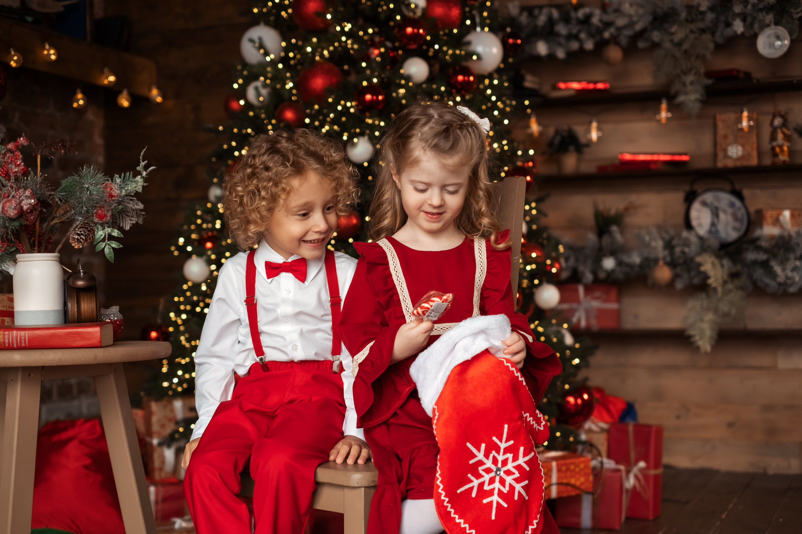 Детская новогодняя история. Семейный и детский фотограф в Мелитополе /Наталья Зацеркляная