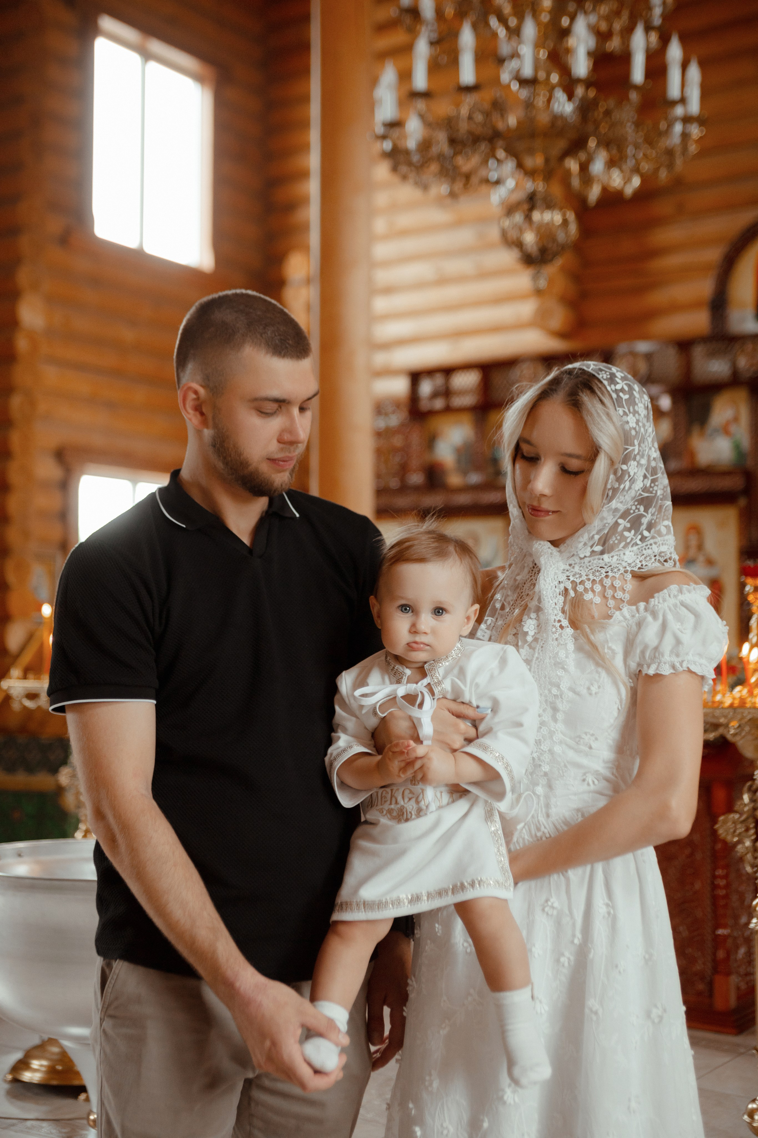 Крещение Александра Храм блаженной Матроны Московской. Фотограф новорожденных Оренбург Оксана Трофимова