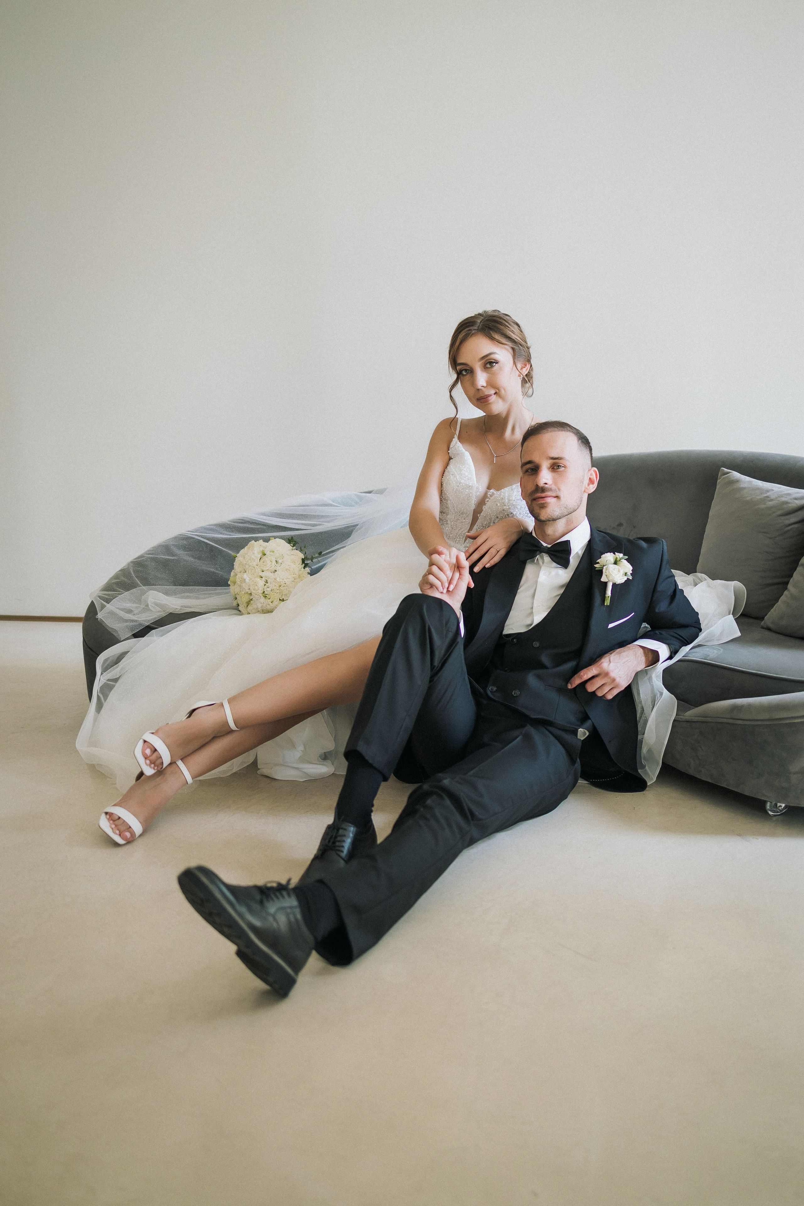 Свадебная прогулка Екатерины и Евгения. Свадебная фотография. Арина Рубах