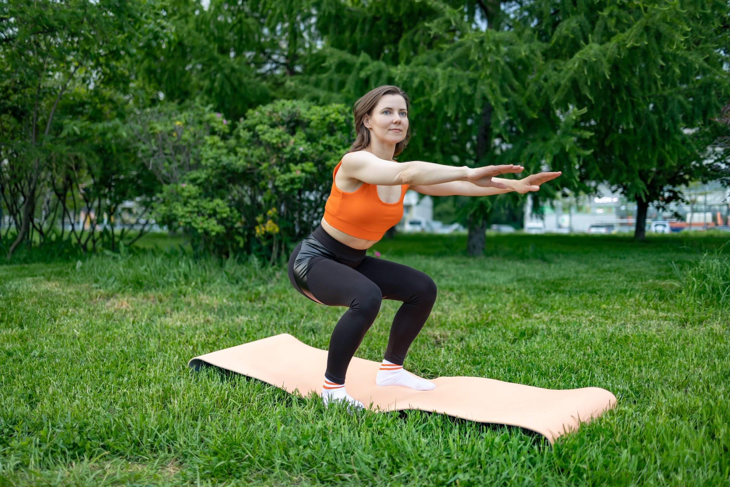 Спортивная фотосессия с хула хупом и йога, пилатес. Репортажный, семейный и студийный фотограф в Москве Демин Алексей