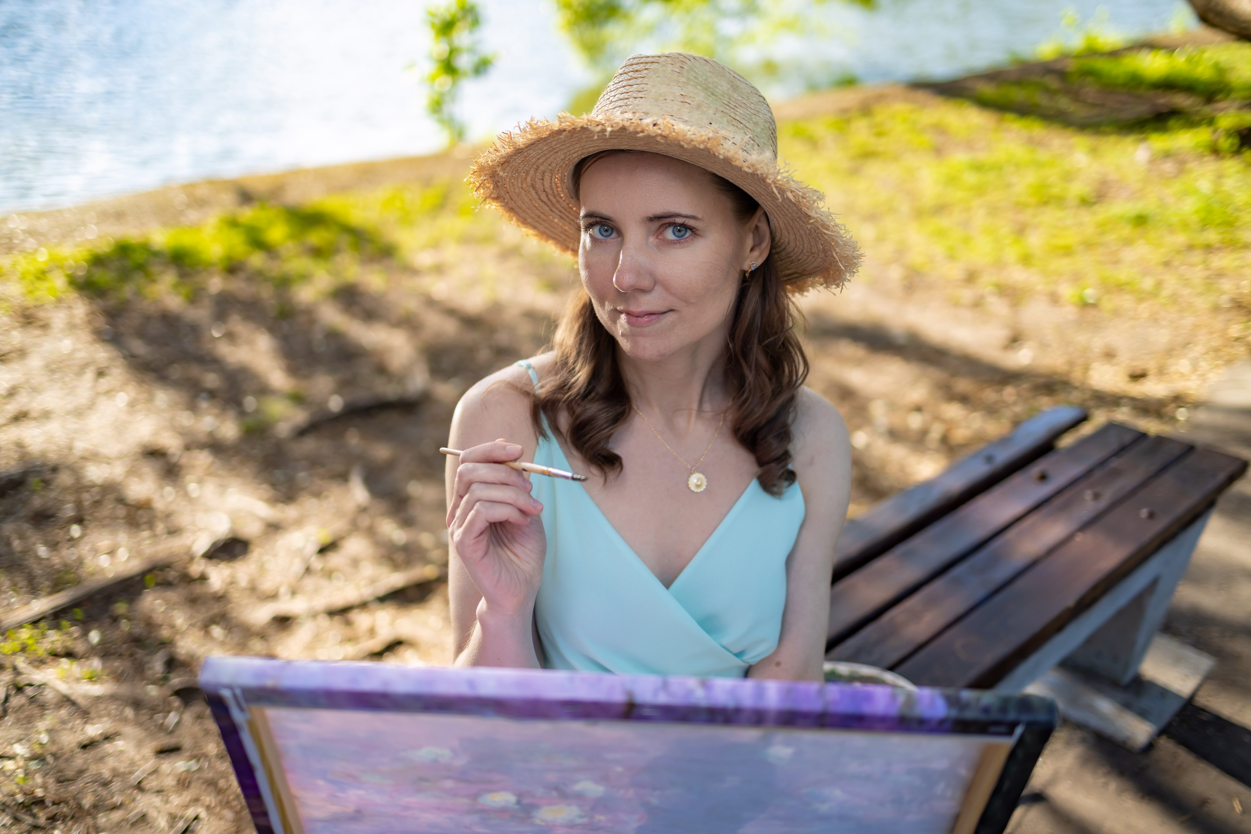 Фотосессия в стиле «Художница». Репортажный, семейный и студийный фотограф в Москве Демин Алексей