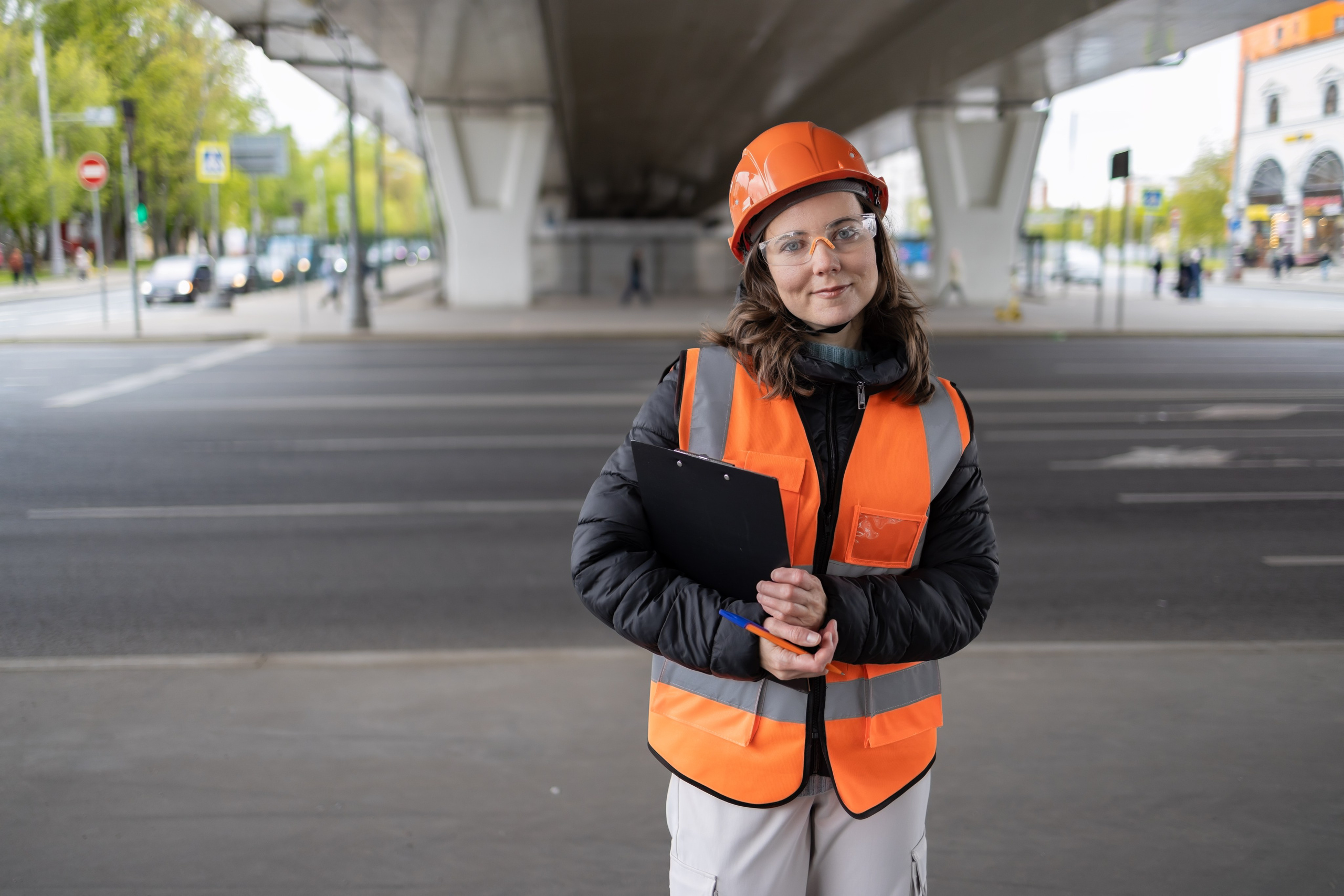 Фотосессия «Стройка» модель Ирина. Репортажный, семейный и студийный фотограф в Москве Демин Алексей
