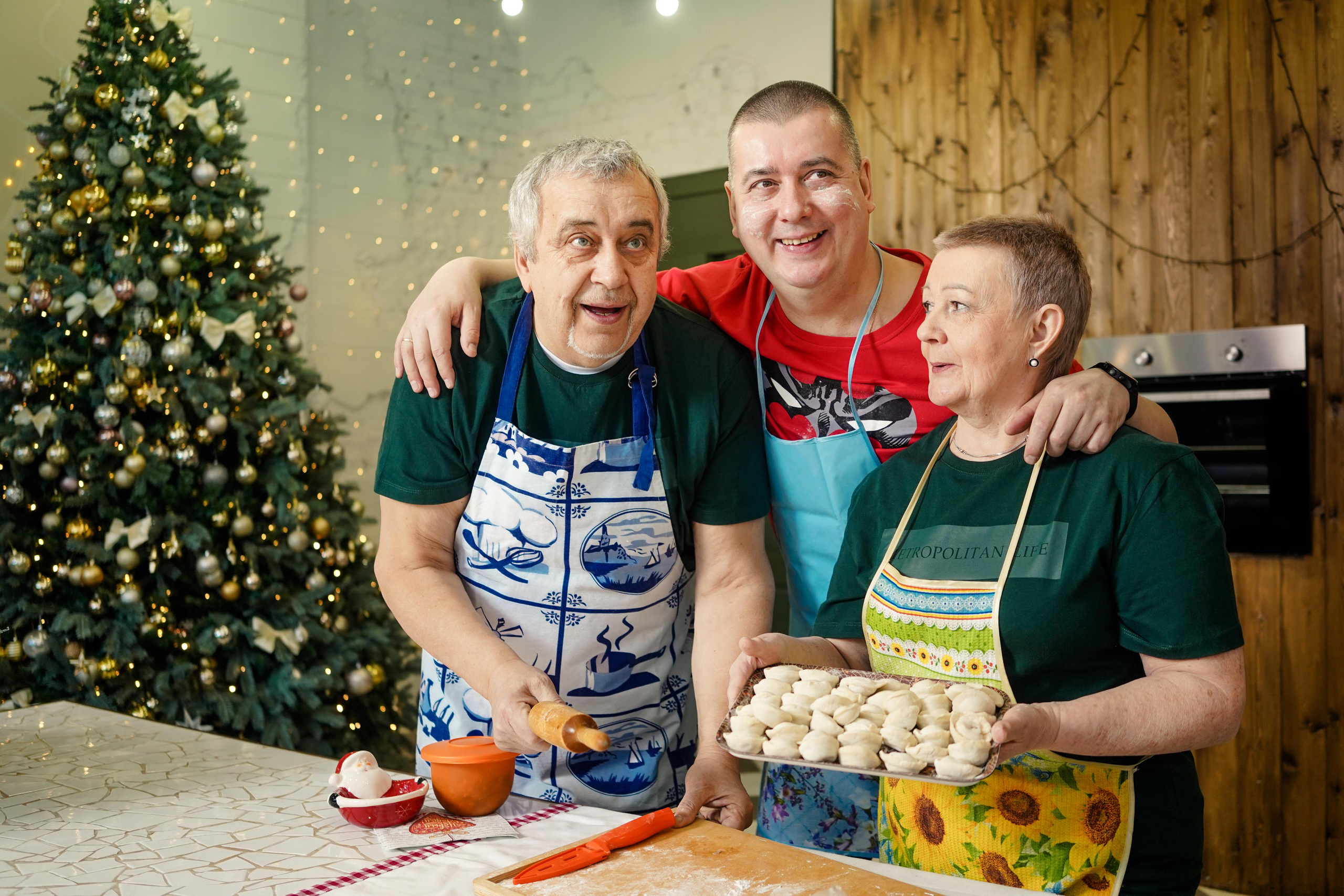 Новогодние пельмешки) Семейная фотосессия. Семейный и портретный фотограф в Екатеринбурге Анна Лобанова