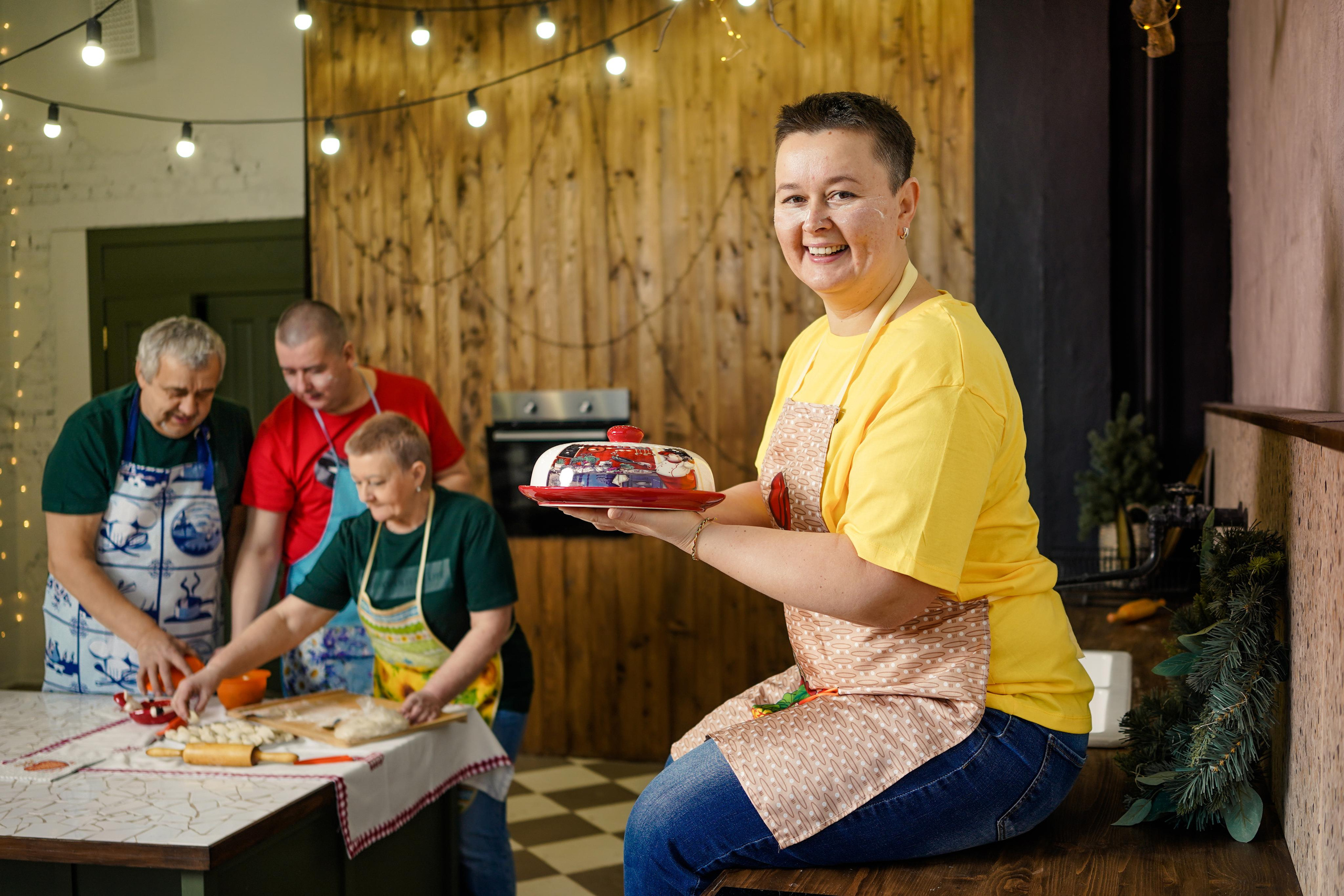 Новогодние пельмешки) Семейная фотосессия. Семейный и портретный фотограф в Екатеринбурге Анна Лобанова