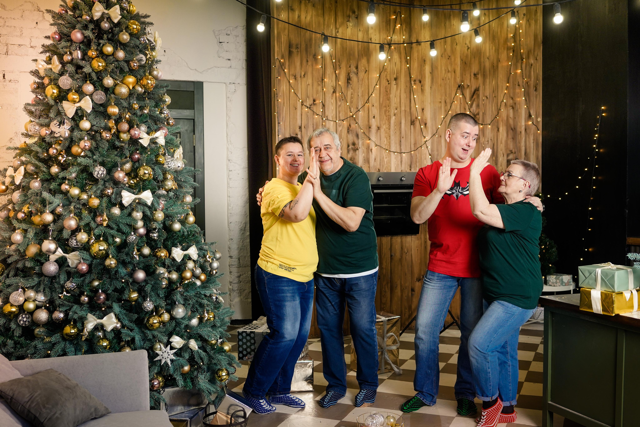 Новогодние пельмешки) Семейная фотосессия. Семейный и портретный фотограф в Екатеринбурге Анна Лобанова