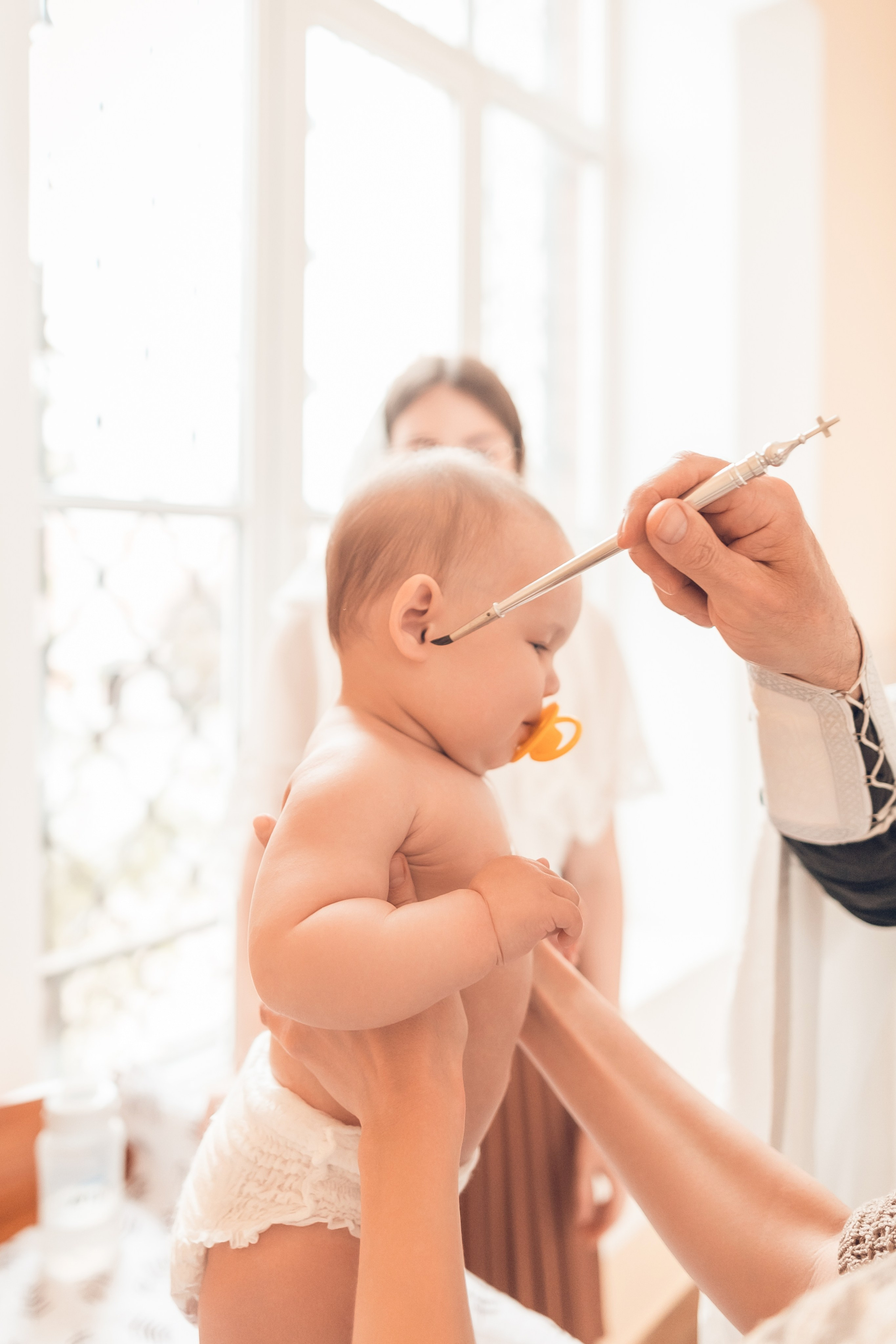 Таинство Крещения Марии в соборе Покрова Божьей Матери. Главная